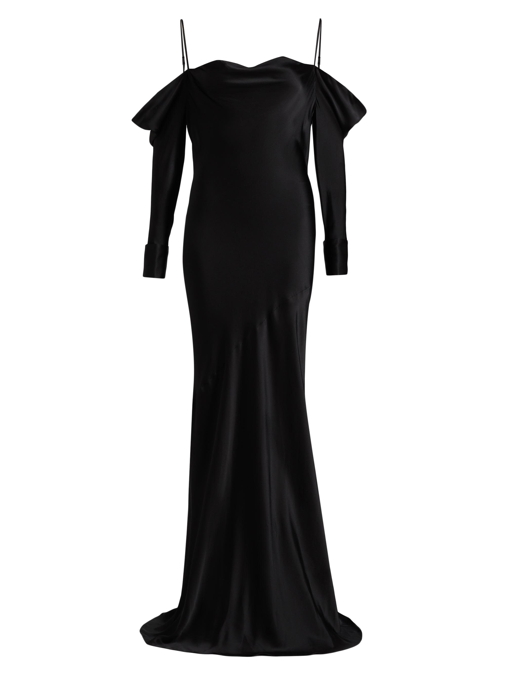 L'AGENCE Melly Silk Off-The-Shoulder Gown | Saks Fifth Avenue