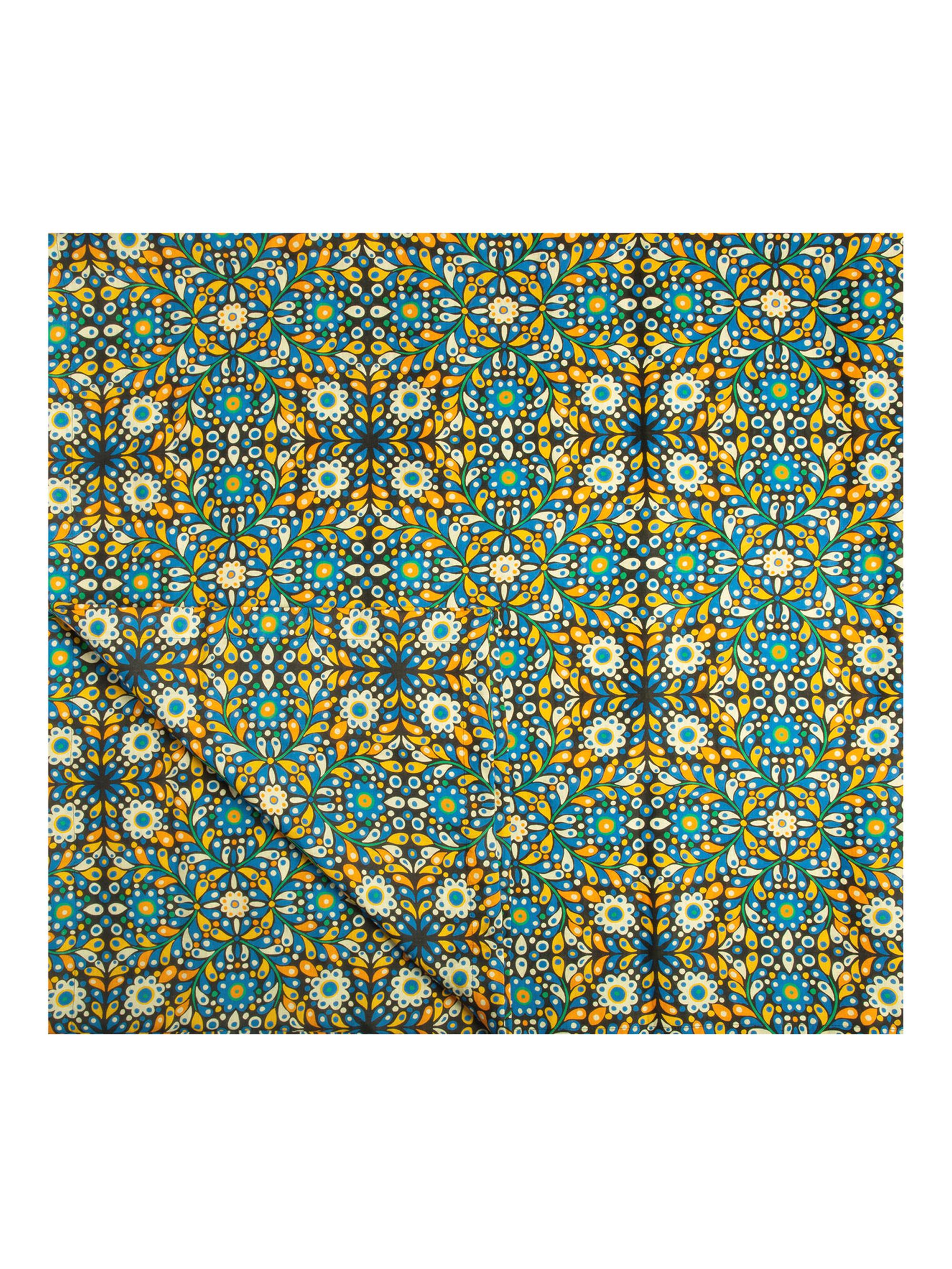 La DoubleJ Medium Tablecloth (71''x 110'') - Confetti Blue