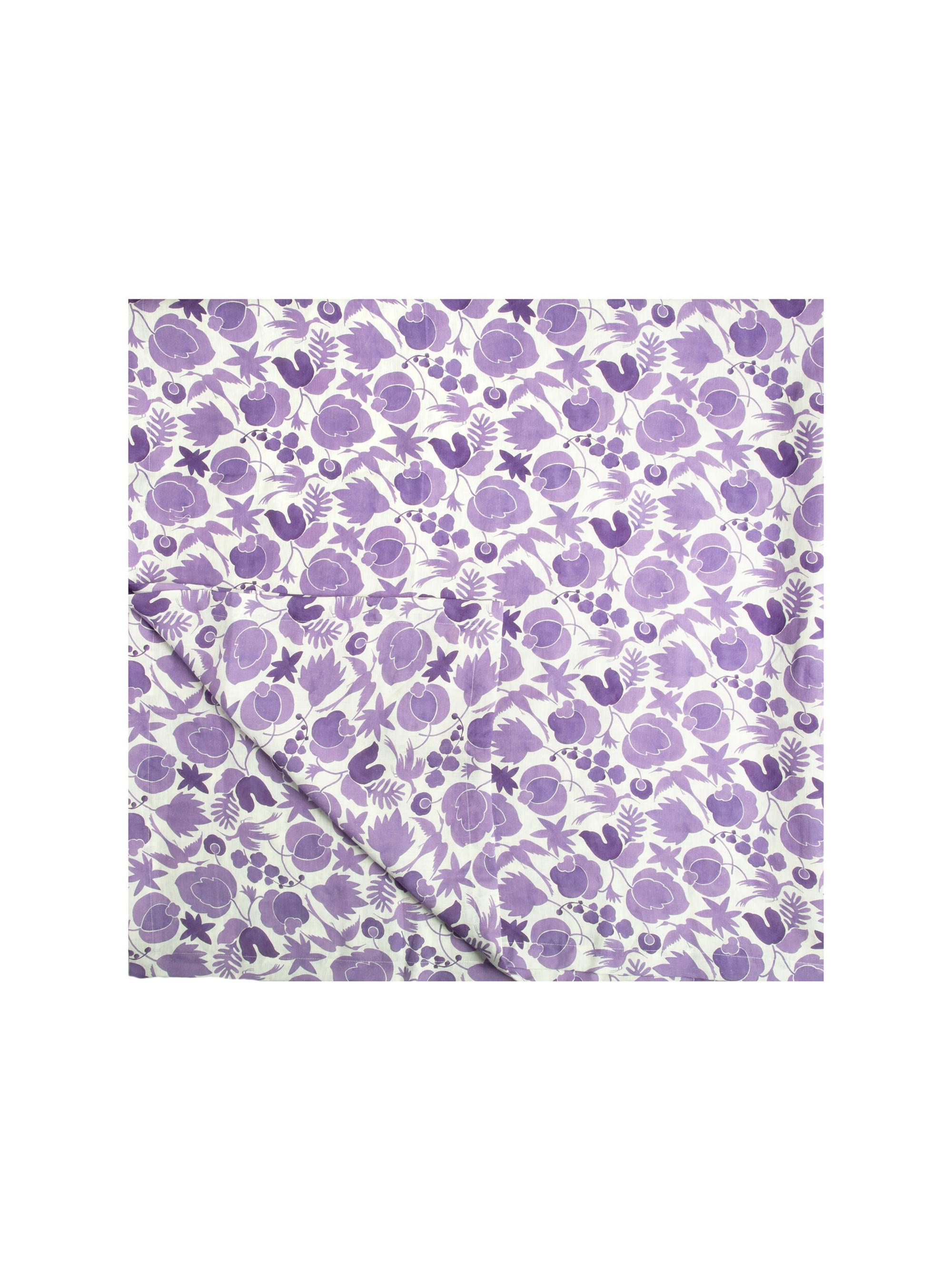 La DoubleJ Medium Tablecloth (71''x 110'') - Wildbird Viola Purple