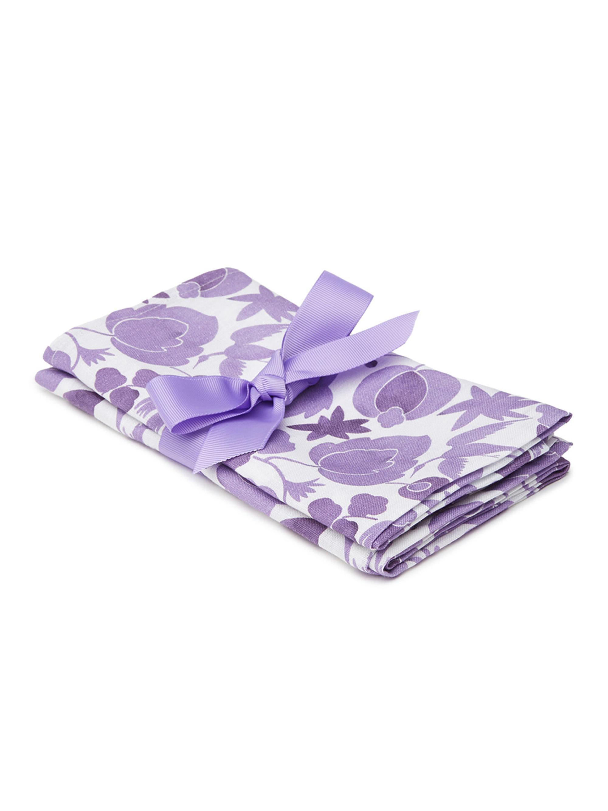 La DoubleJ Large Napkins Set of 2 - Viola Purple
