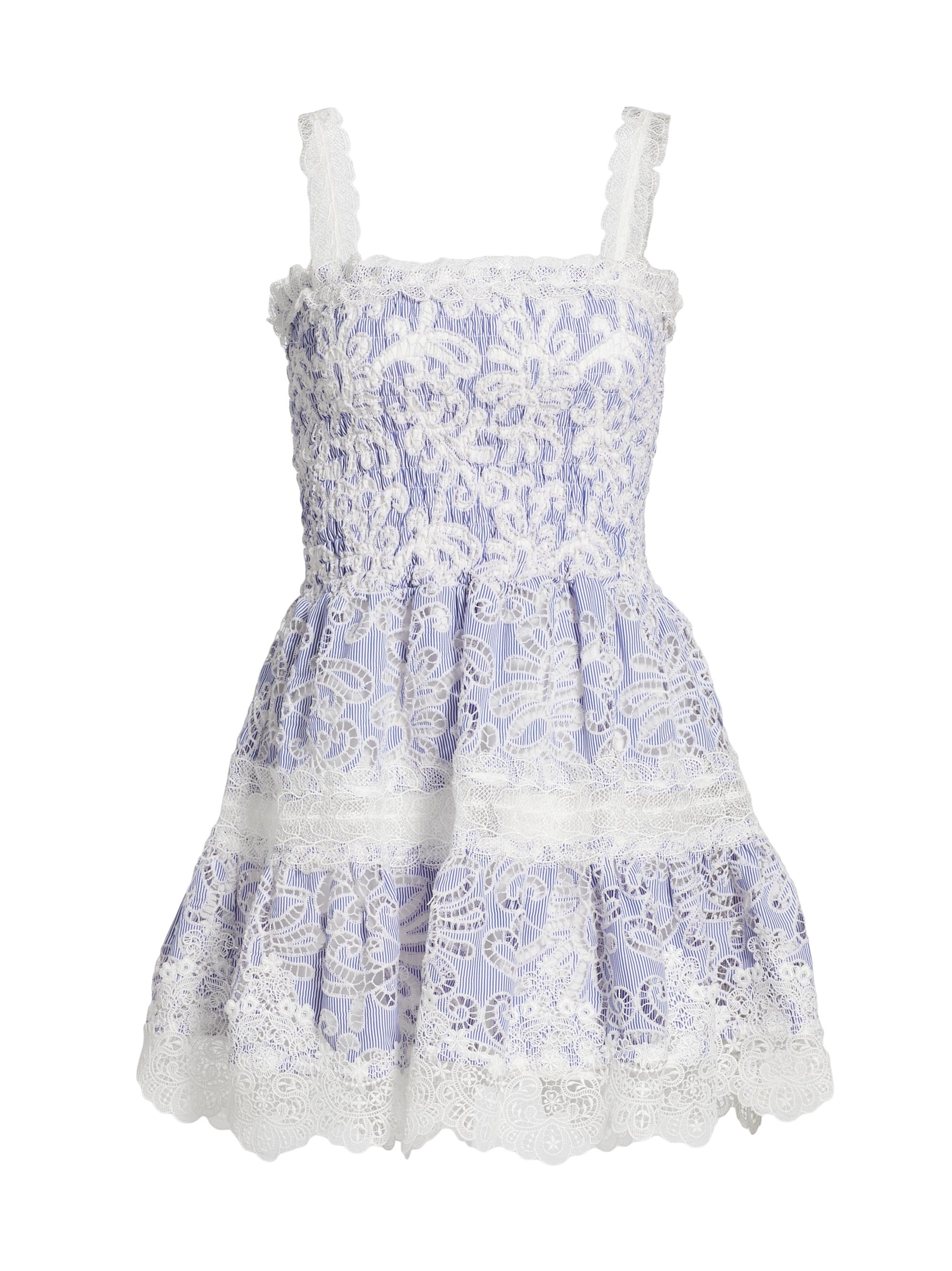 Waimari Women's Aerin Eyelet Minidress - Blue