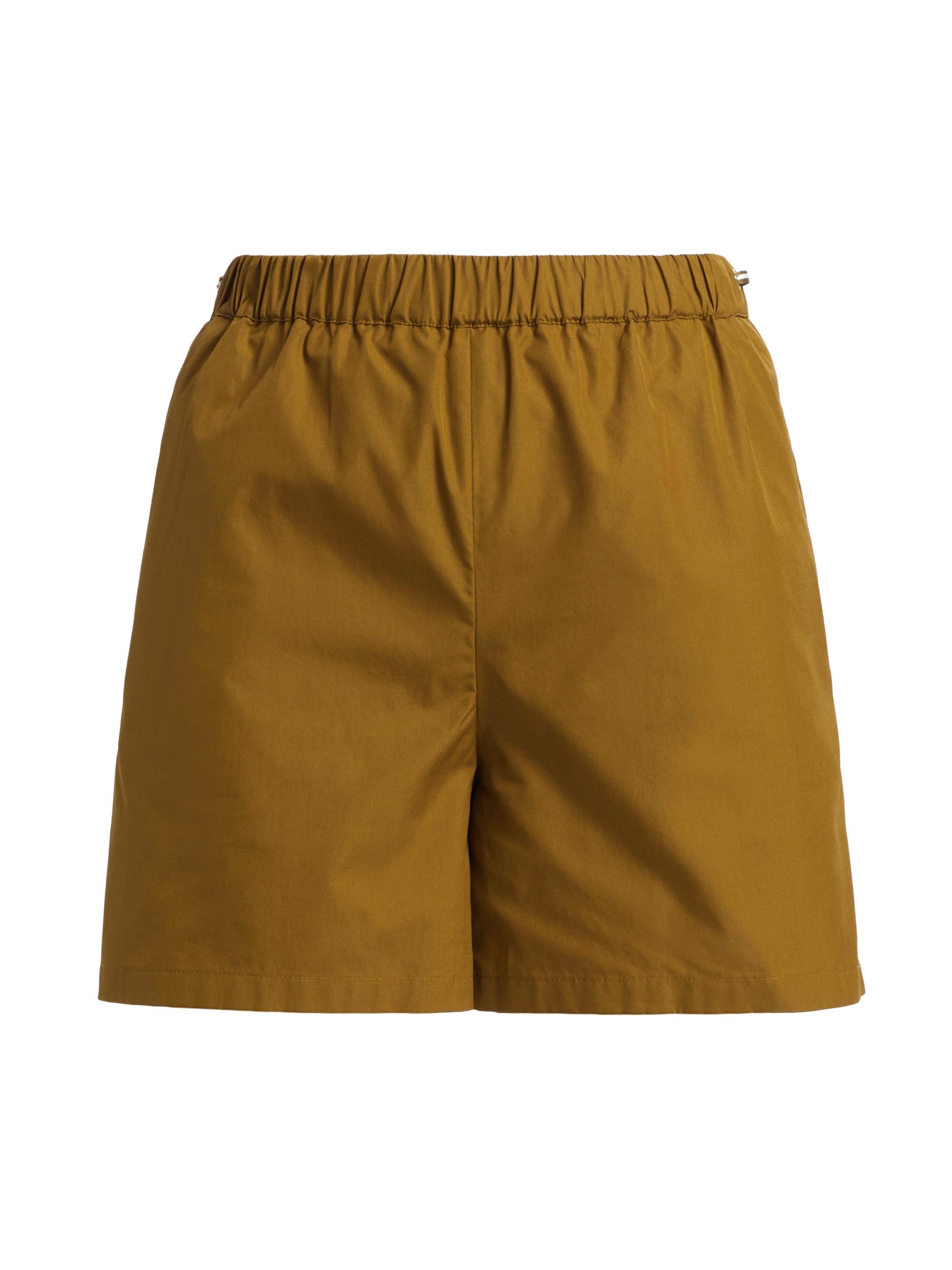 Max Mara Women's Haway Cotton Poplin Shorts - Olive Green