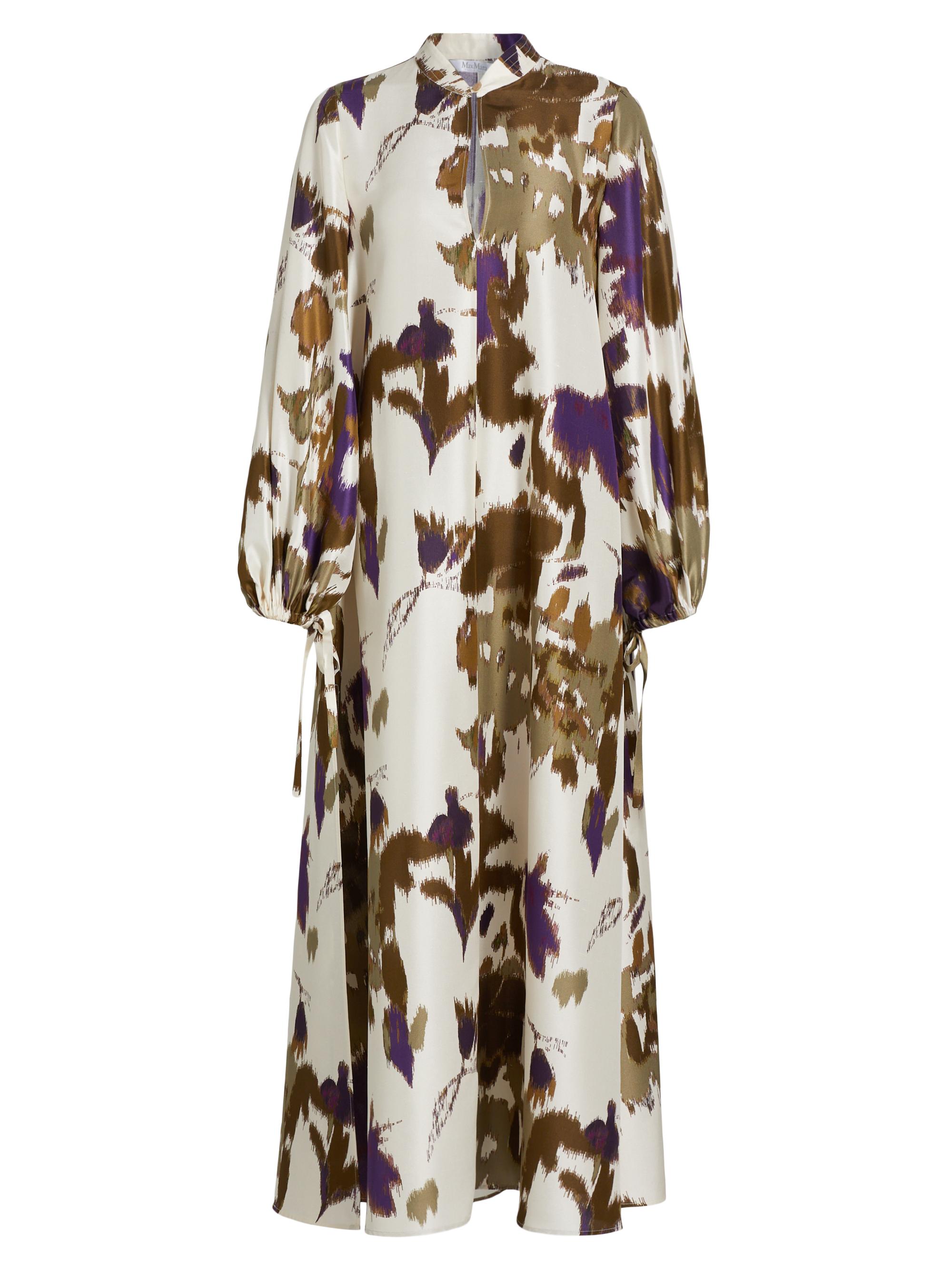 Max Mara Women's Maesa Abstract Silk Maxi Dress -