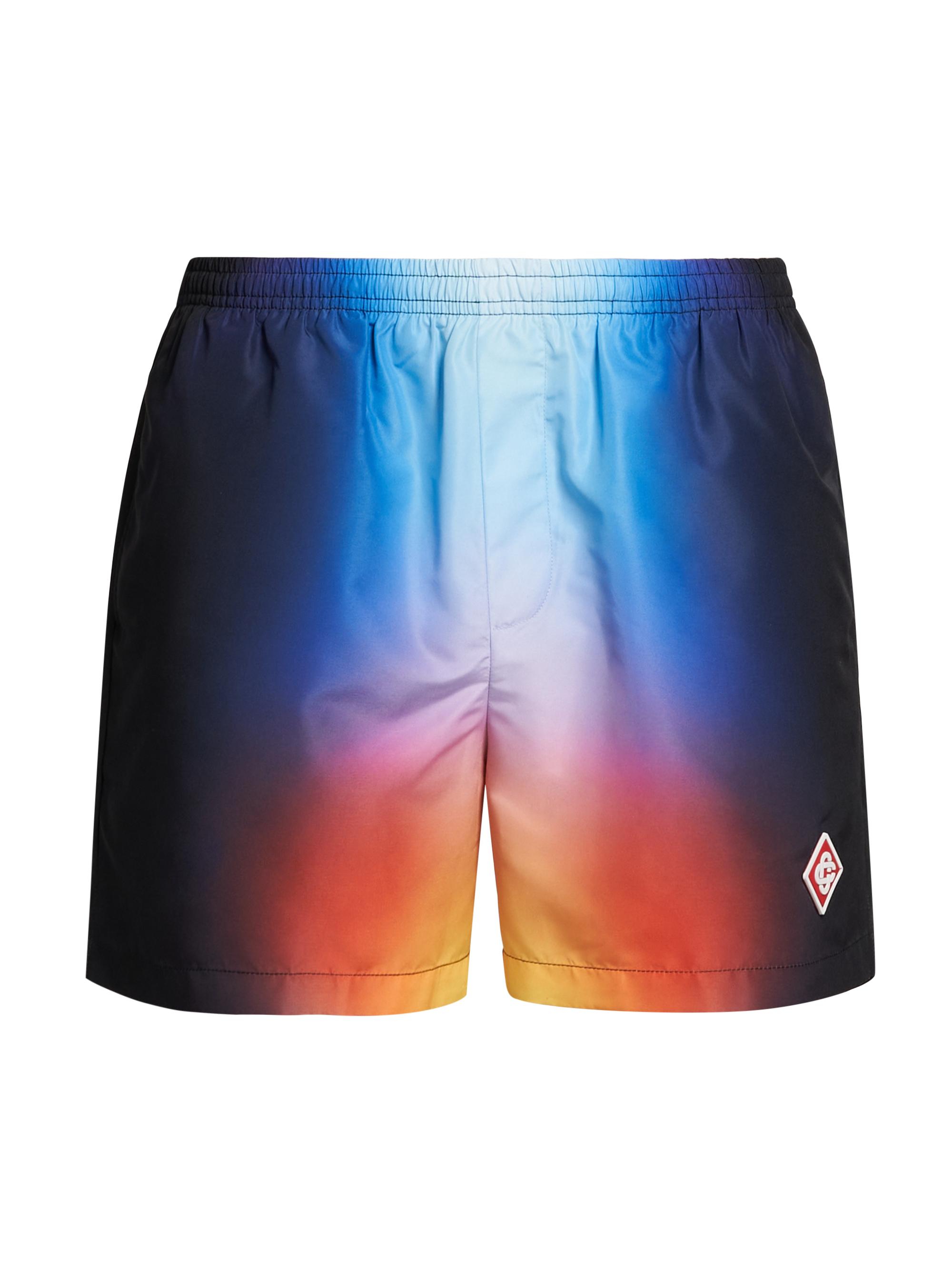 Casablanca Men's Gradient Swim Shorts - Tie Dye