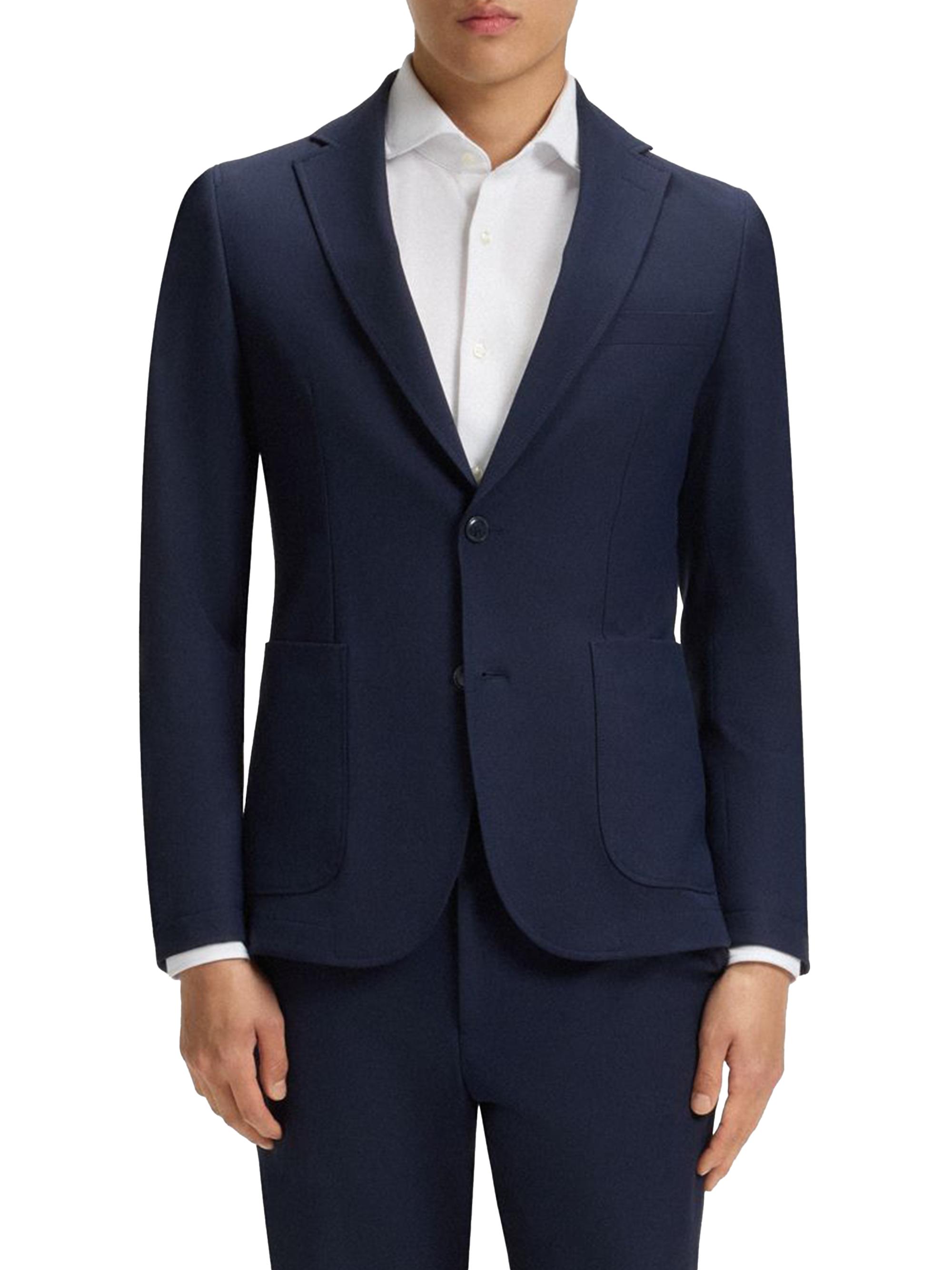 BOSS Men's Slim Fit Shirt in Cotton-Piqué Jersey - White