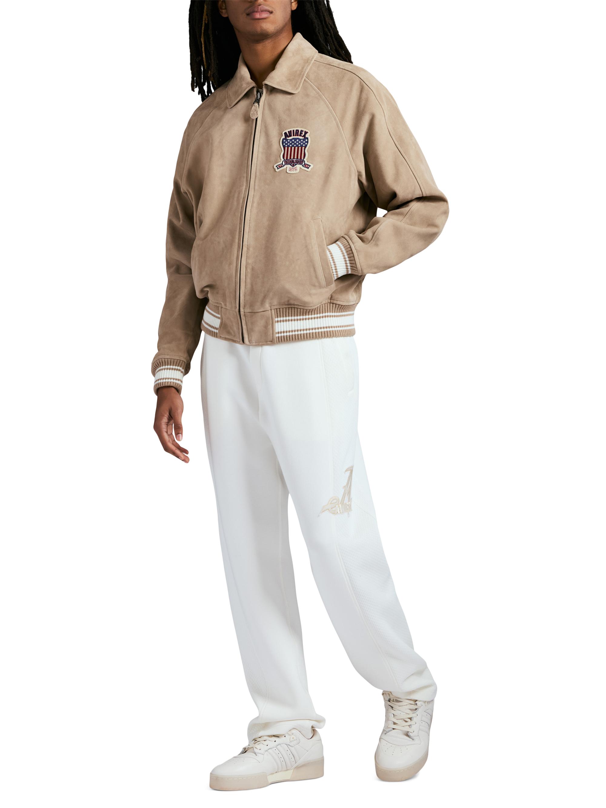 Avirex Icon Suede Bomber Jacket | Saks Fifth Avenue