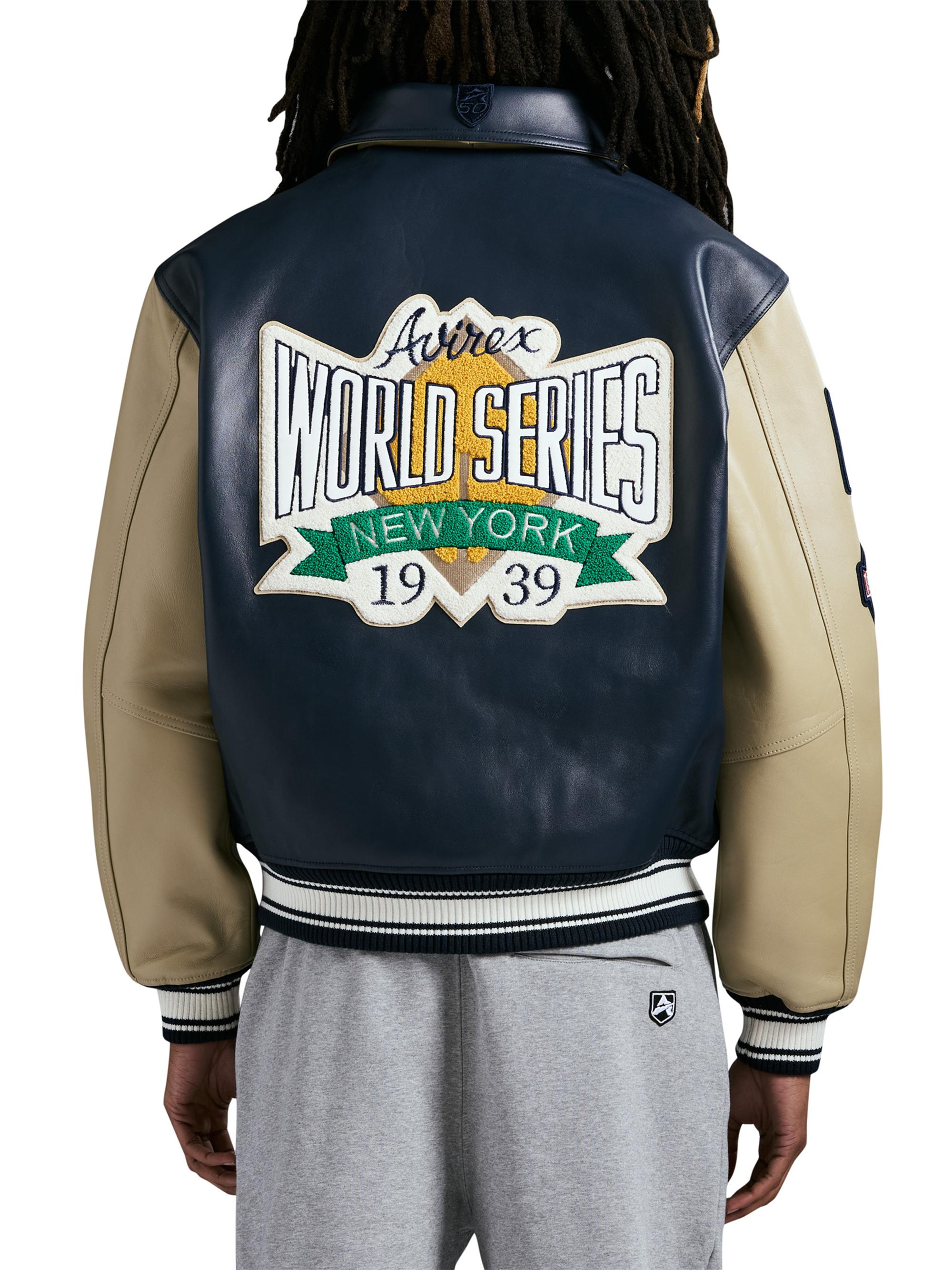 Avirex World Series Leather Jacket | Saks Fifth Avenue