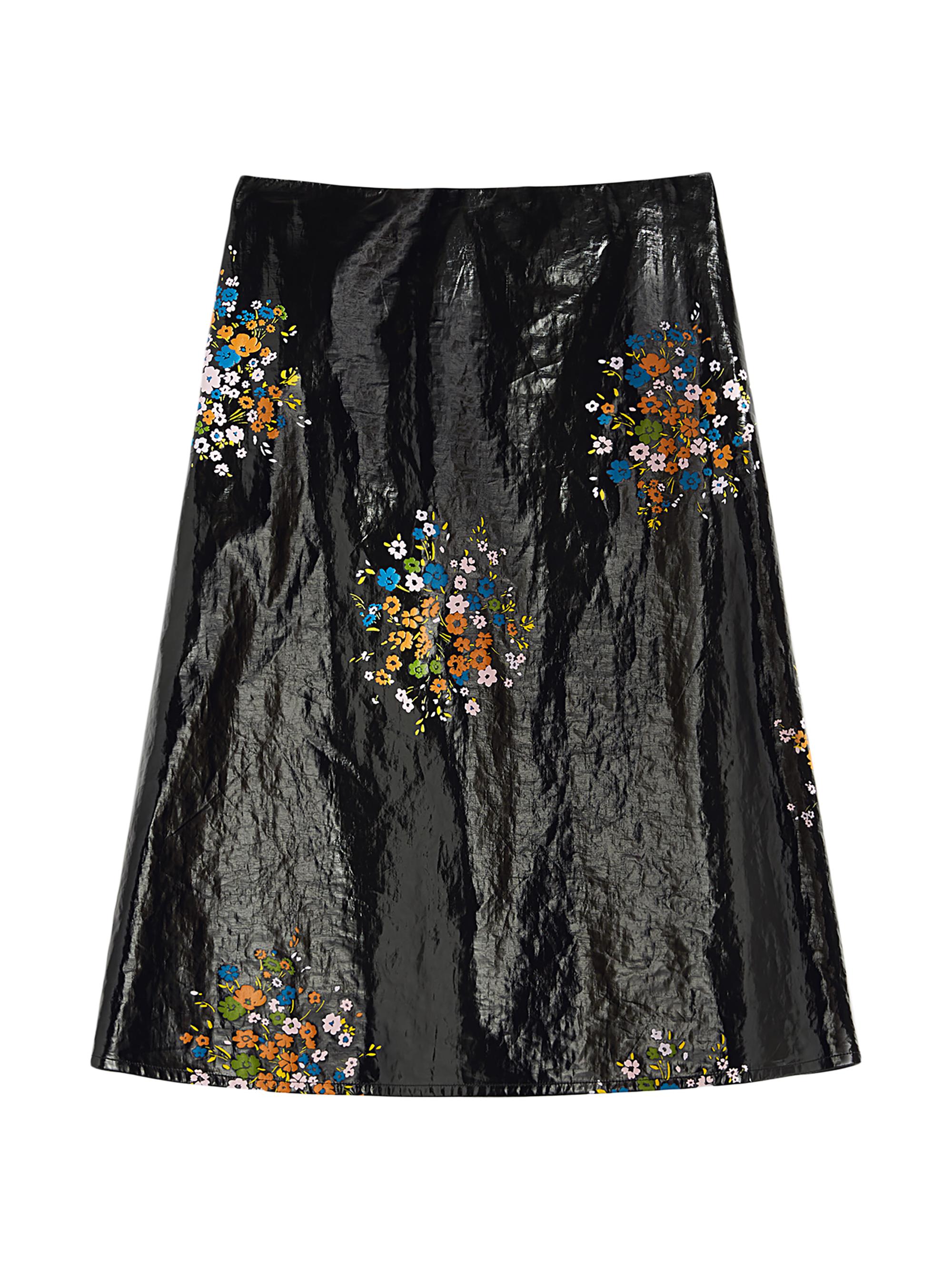 Jil Sander Women's Floral Coated Skirt - Haribo