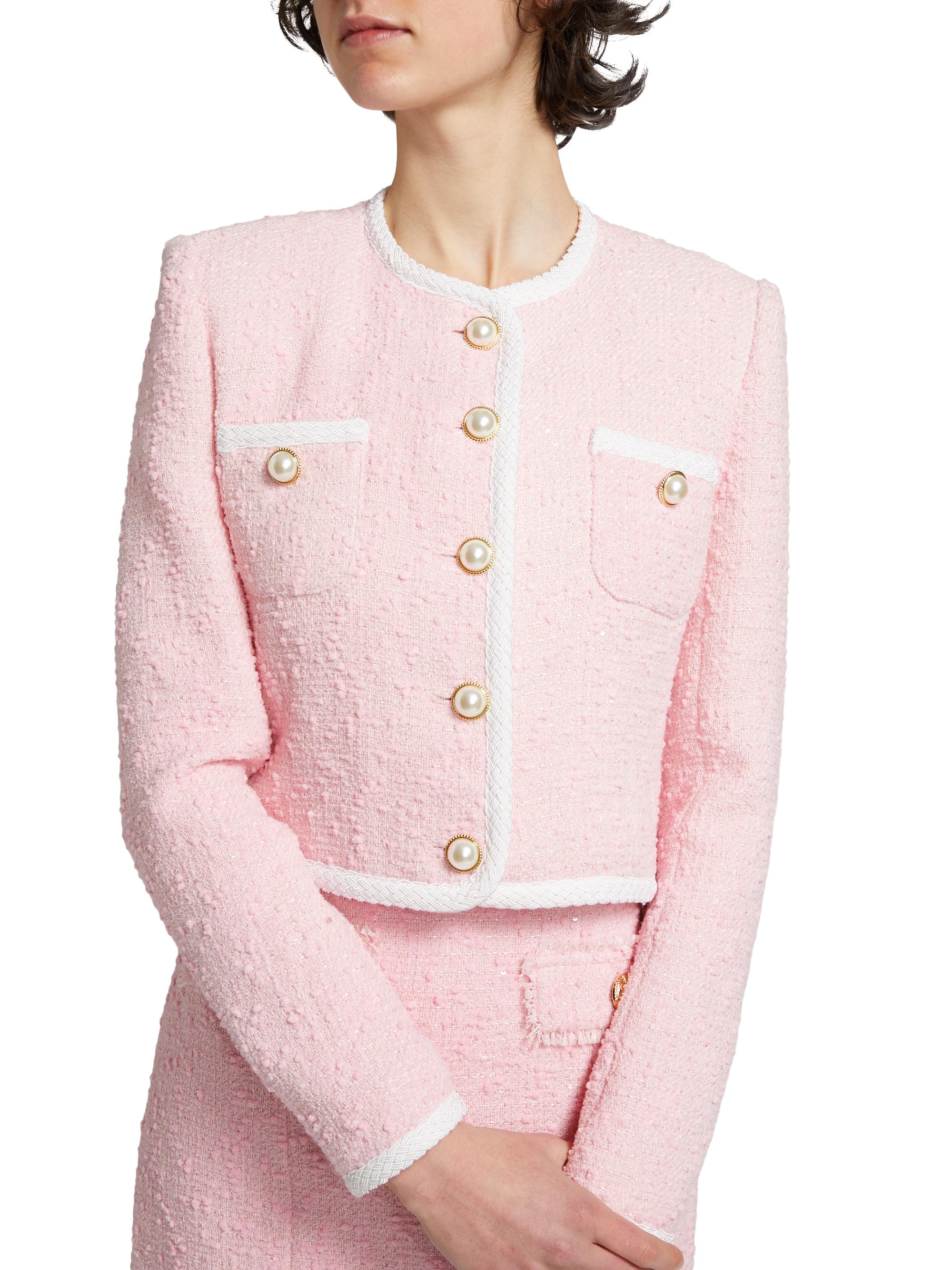 【新品】Herlipto Grace Tweed Jacket pink Grace Tweed Jacket