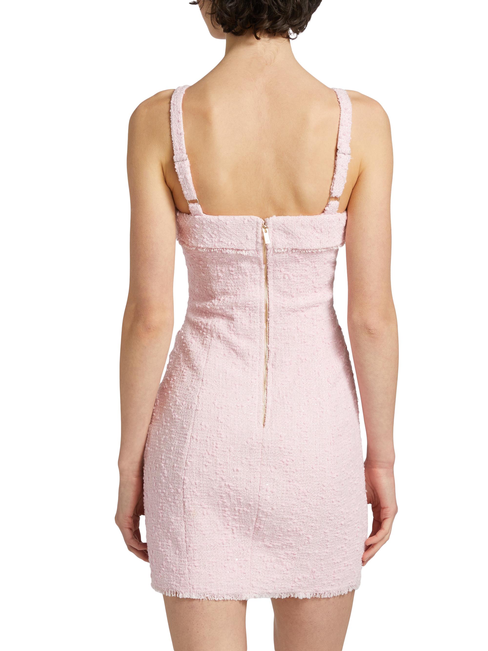 Bonnie Tweed Dress in Ballet Slipper Pink | Generation Love XL / Ballet Slipper