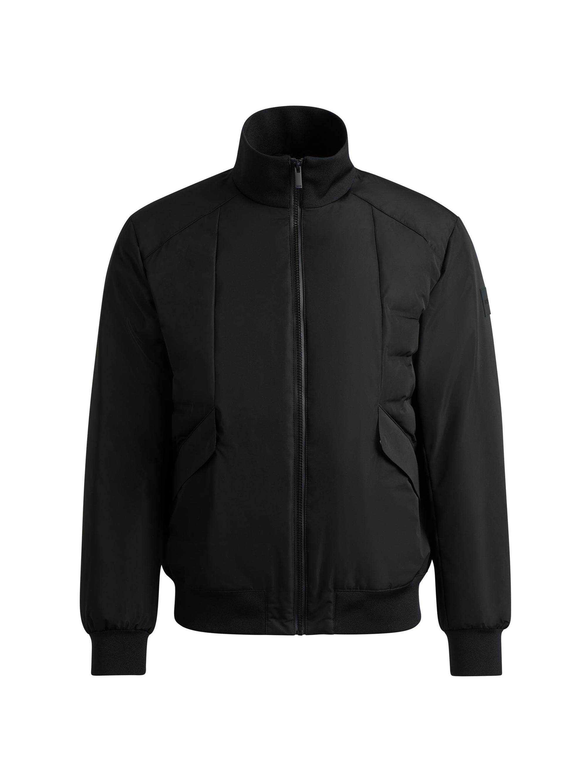 BOSS Men's Water Repellent Regular Fit Jacket with Lightweight Padding - Black