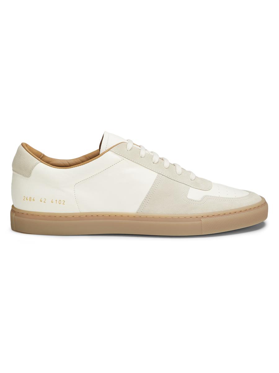 Common Projects BBall Duo Slim Leather Sneakers | Saks Fifth