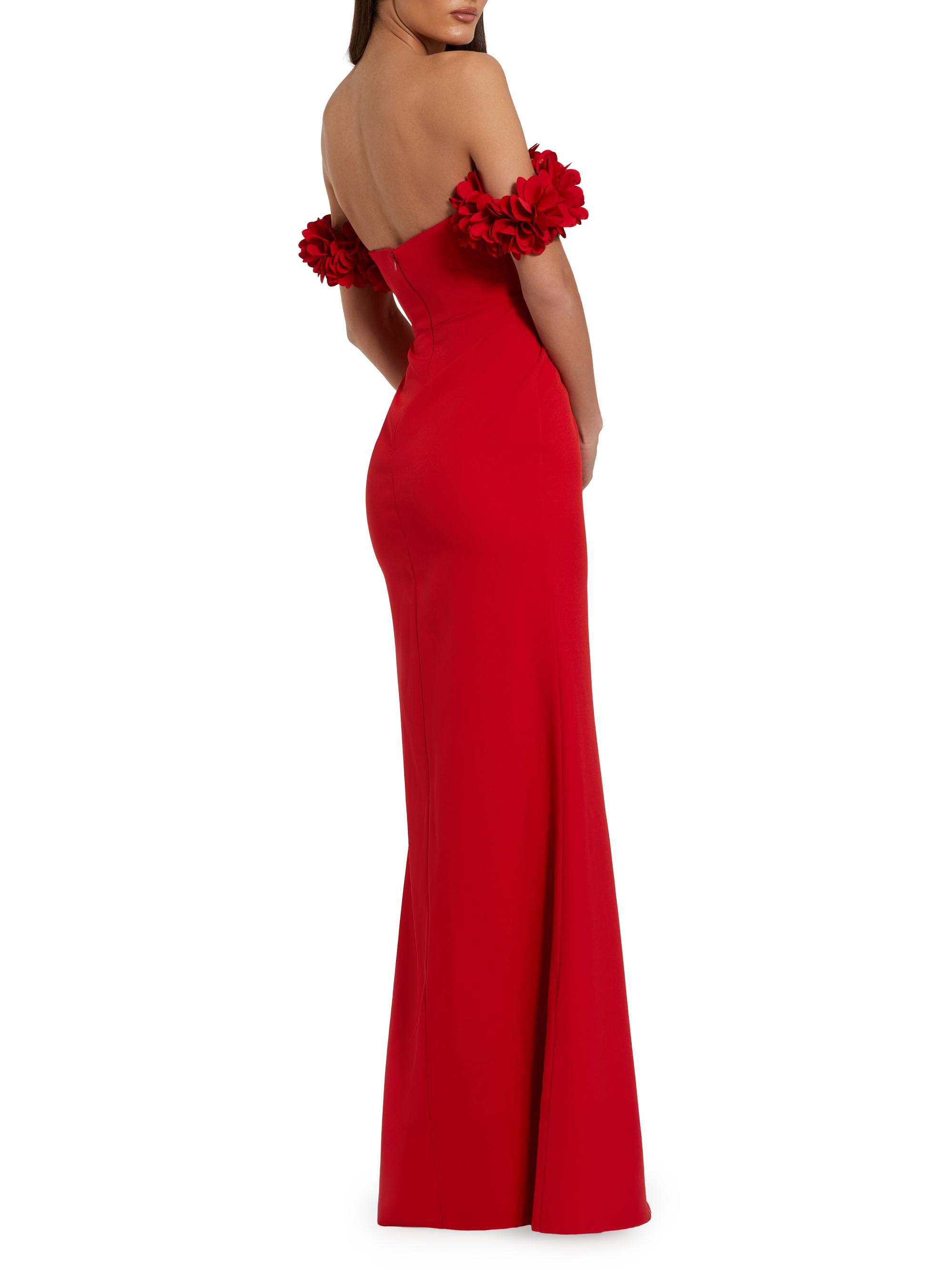 nike dri-fit tour women's golf dress IEENA for Mac Duggal Off The Shoulder Beaded Fit and Flare Dress – DGFOutlet main image 1
