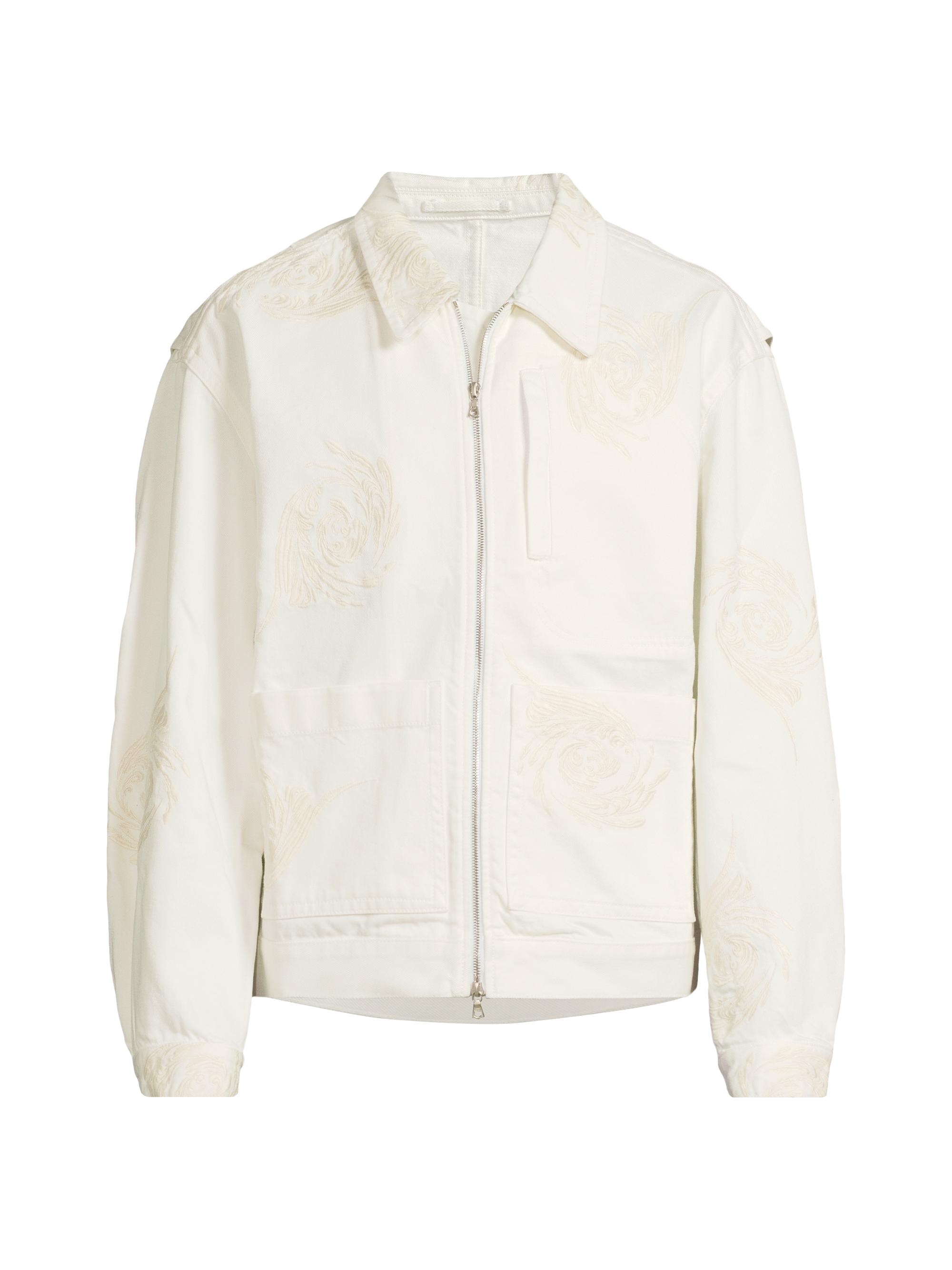 Dries Van Noten Veper Embroidered Denim Jacket | Saks Fifth Avenue