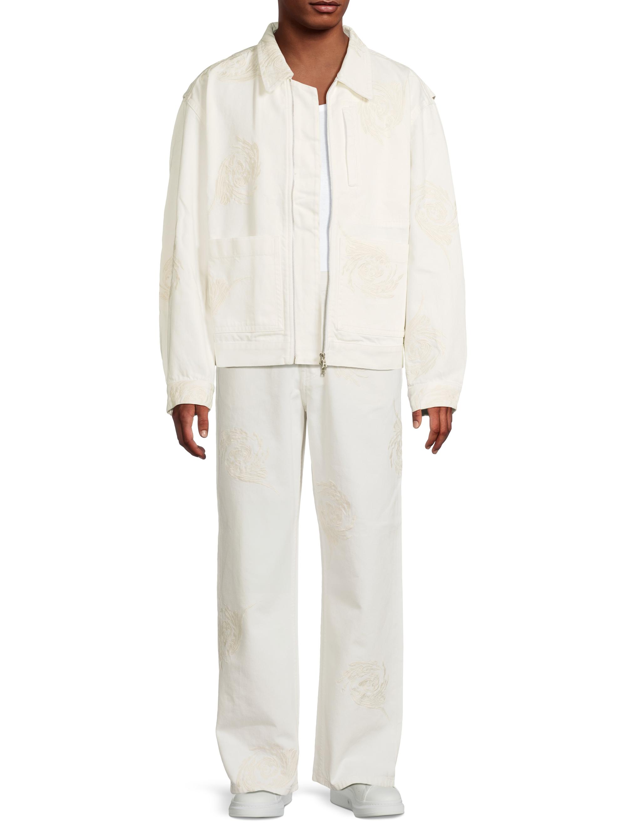 Dries Van Noten Veper Embroidered Denim Jacket | Saks Fifth Avenue