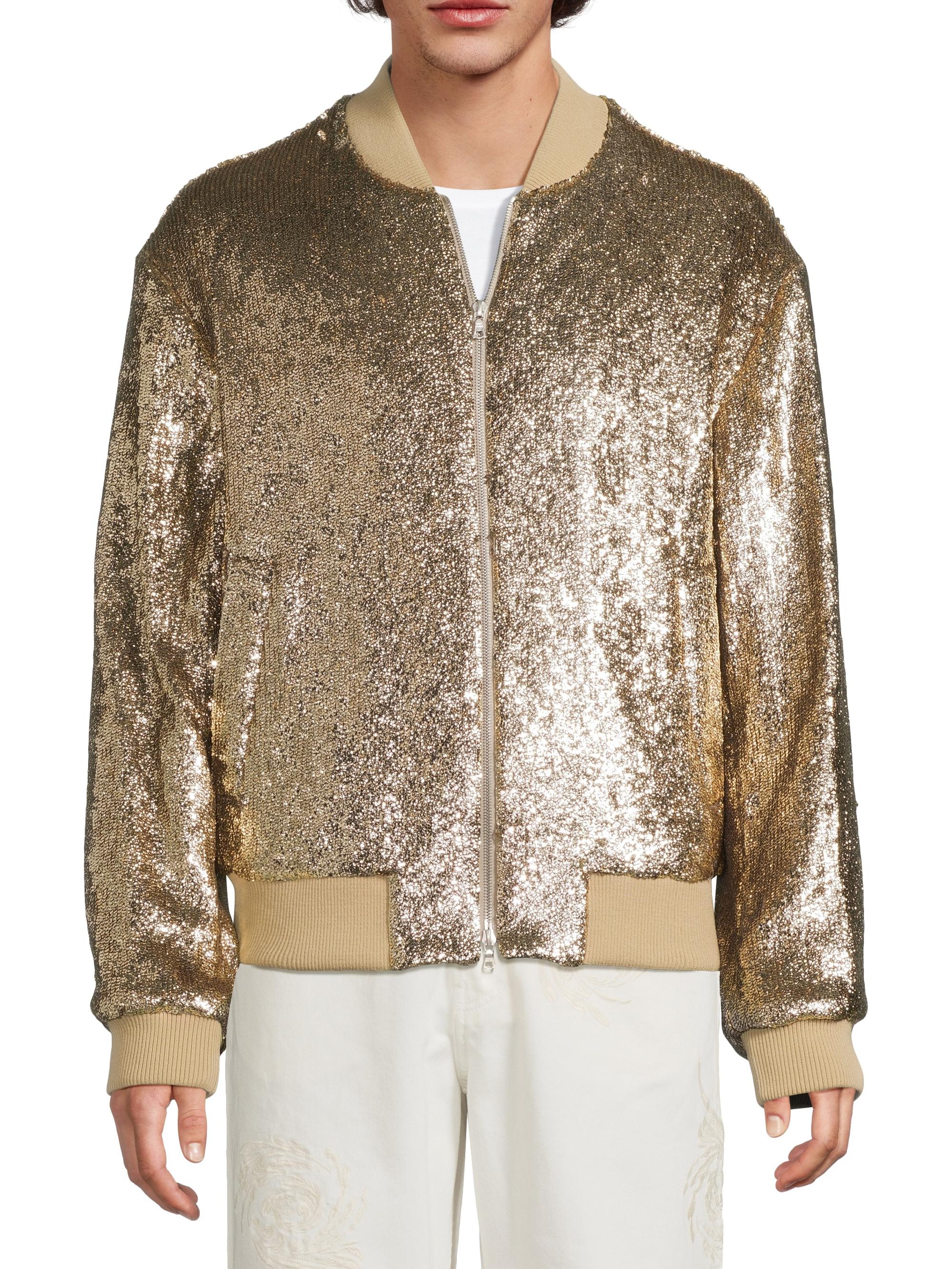 Dries Van Noten Volker Sequined Bomber Jacket Saks Fifth Avenue
