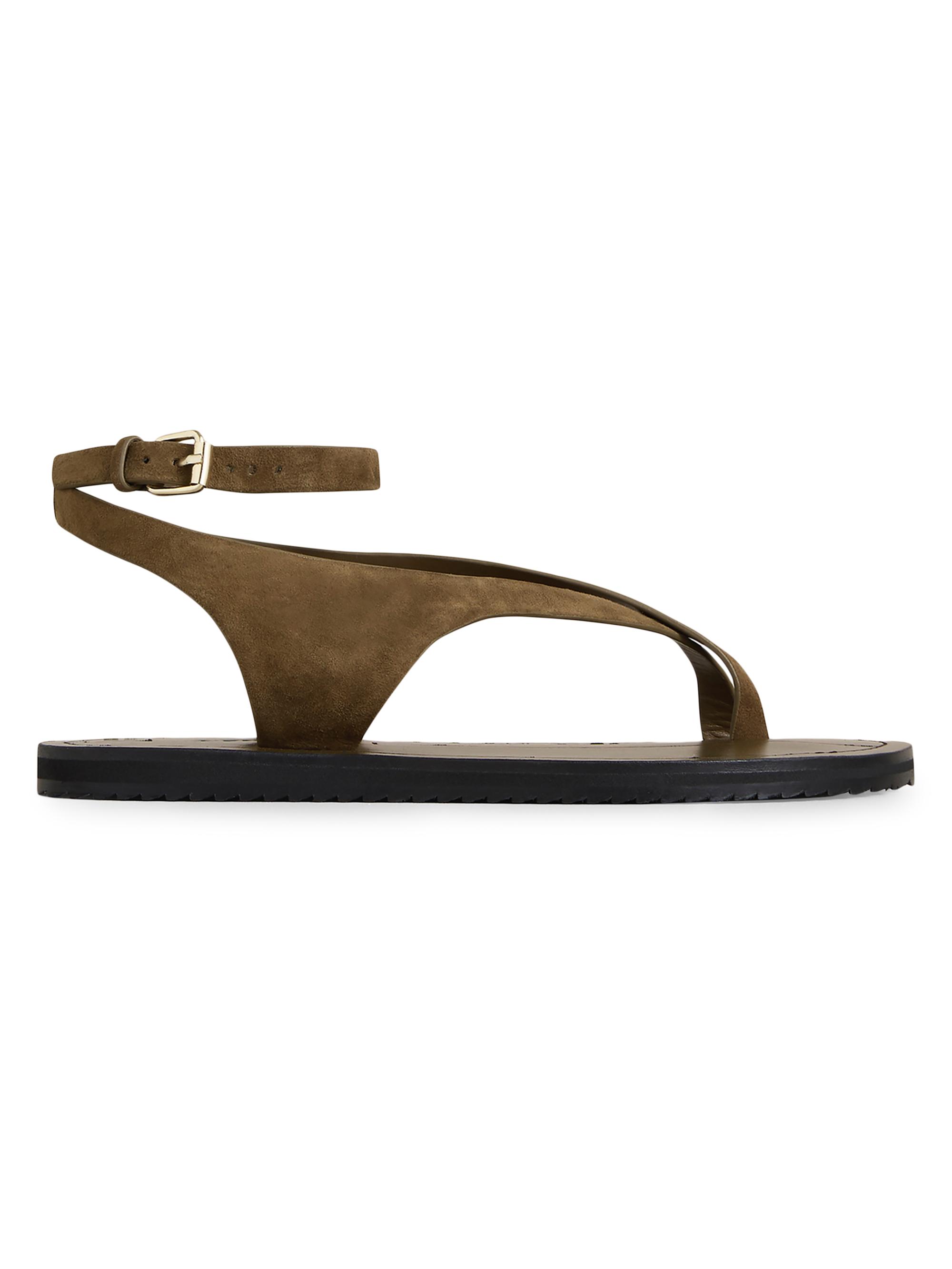 A.Emery Millar Suede Crisscross Sandals | Saks Fifth Avenue