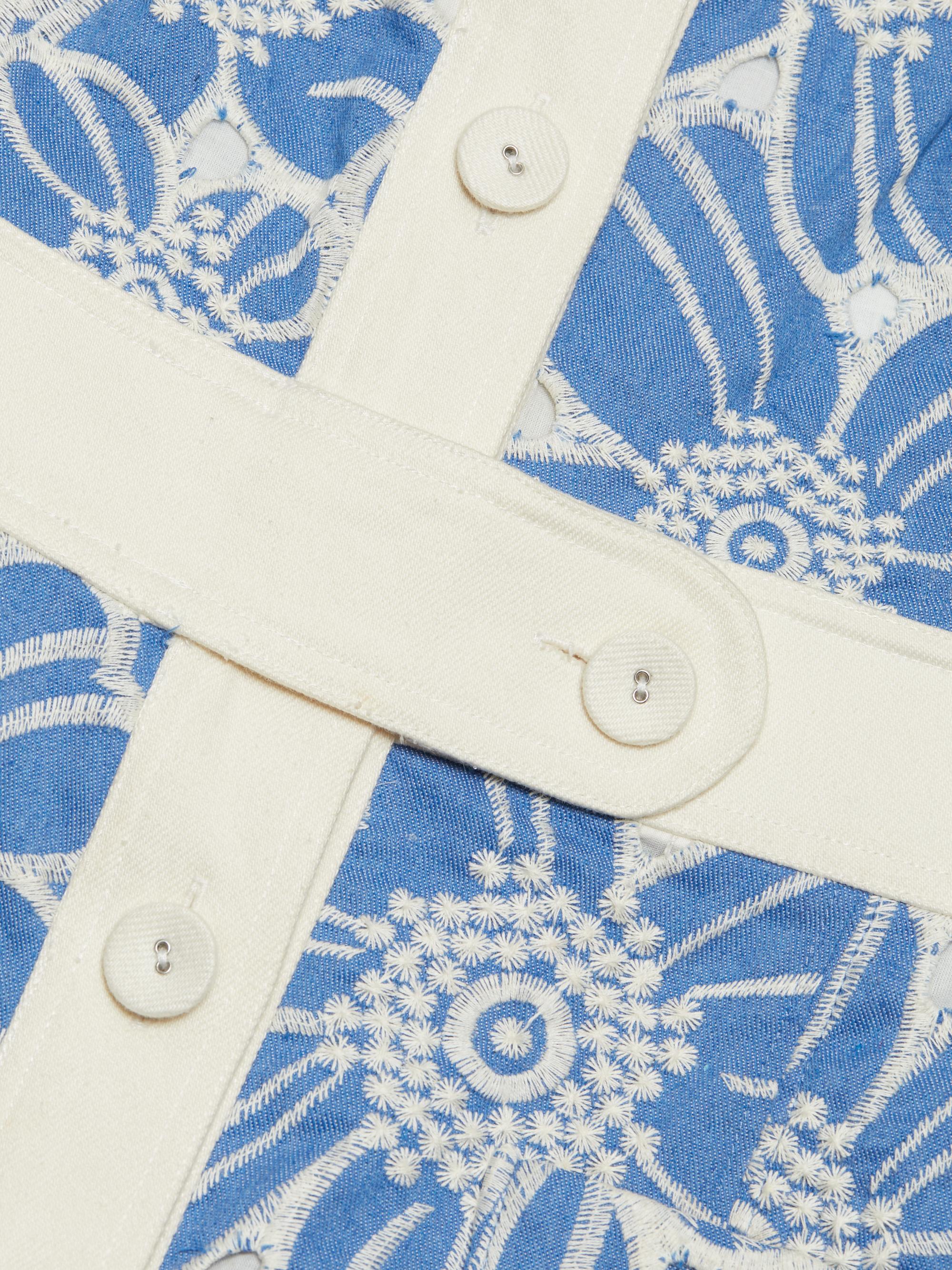 Ramy Brook Shannon Embroidered Mini-Shirtdress | Saks Fifth Avenue