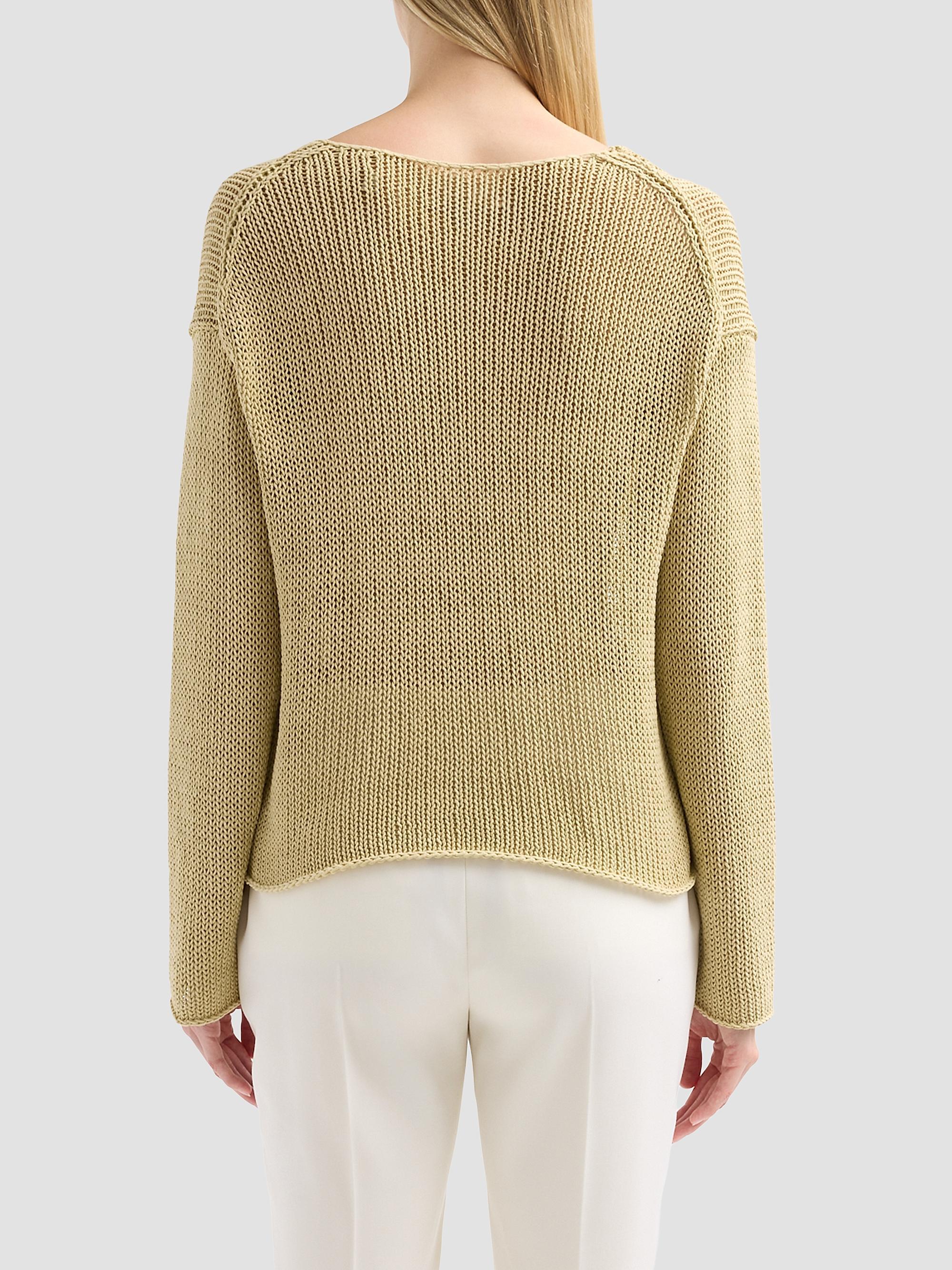 Vince Coated Stretch-Cotton Knit Sweater | Saks Fifth Avenue
