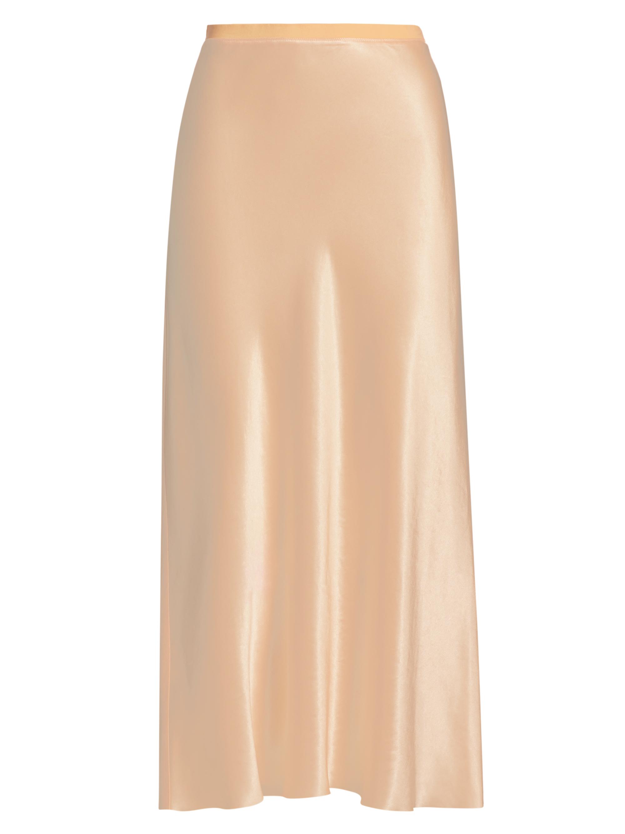 Vince Women's Satin Midi-Skirt - Lychee