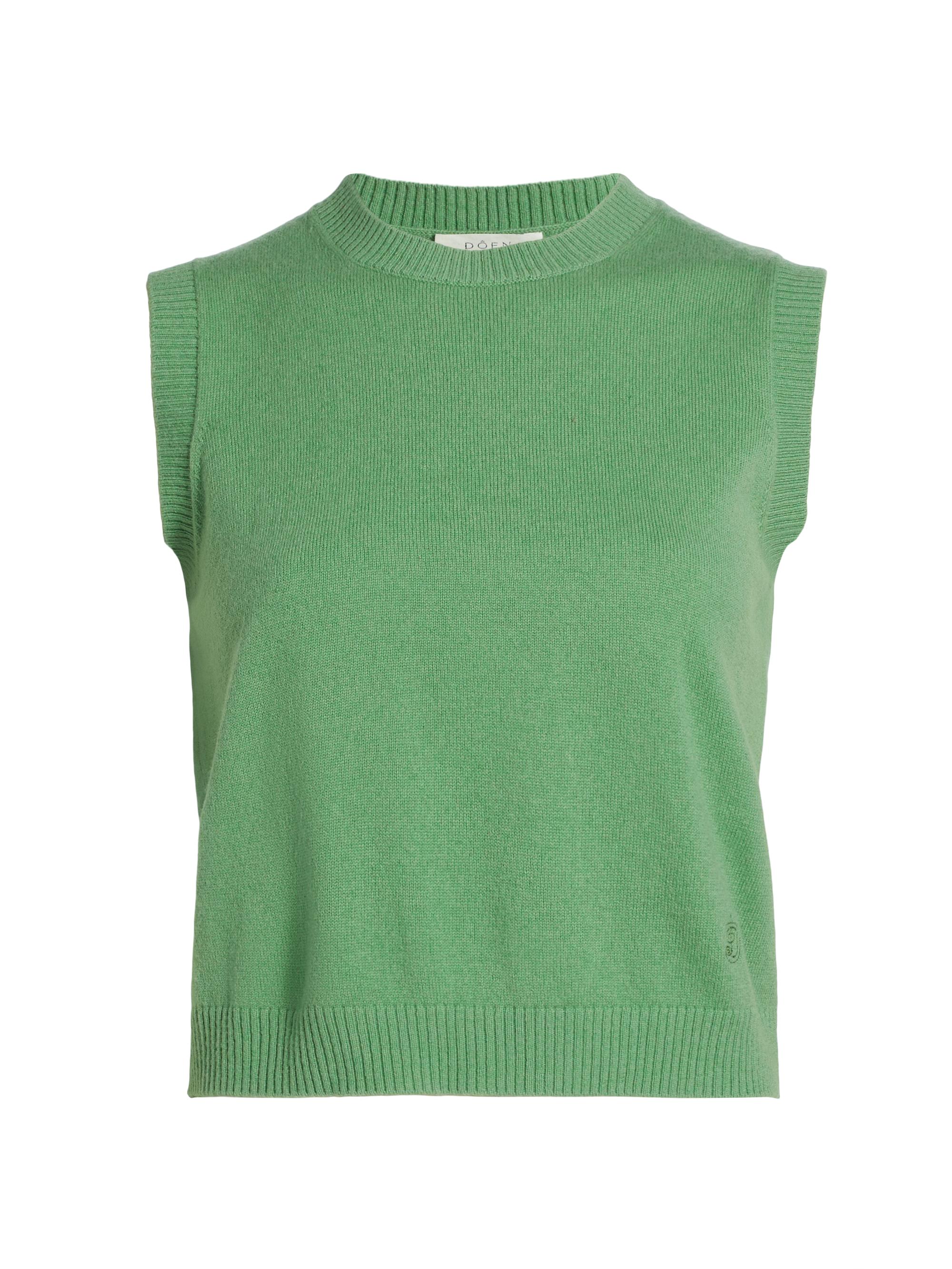 DÔEN Louden Cashmere Crewneck Sleeveless Top | Saks Fifth Avenue