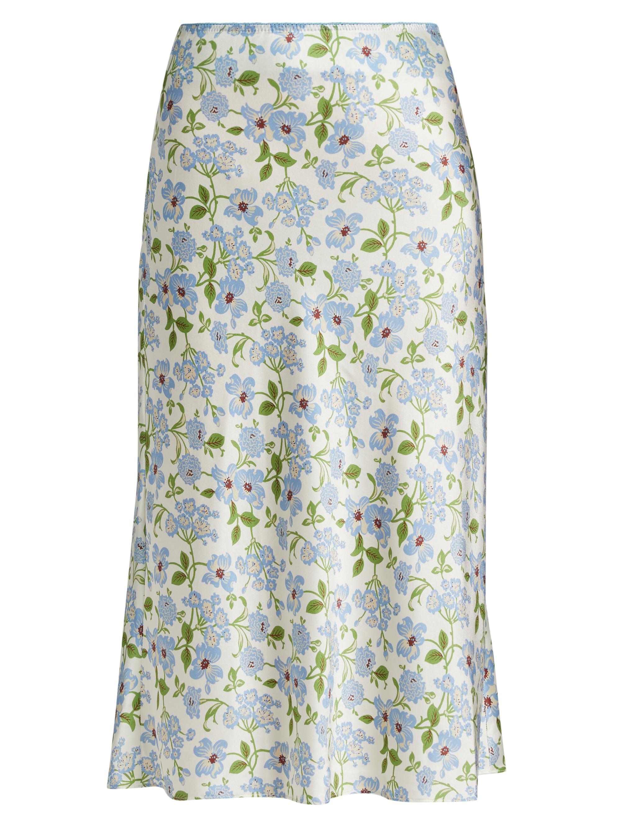 DÔEN Women's Elowena Silk Skirt -  Strawberry Moon