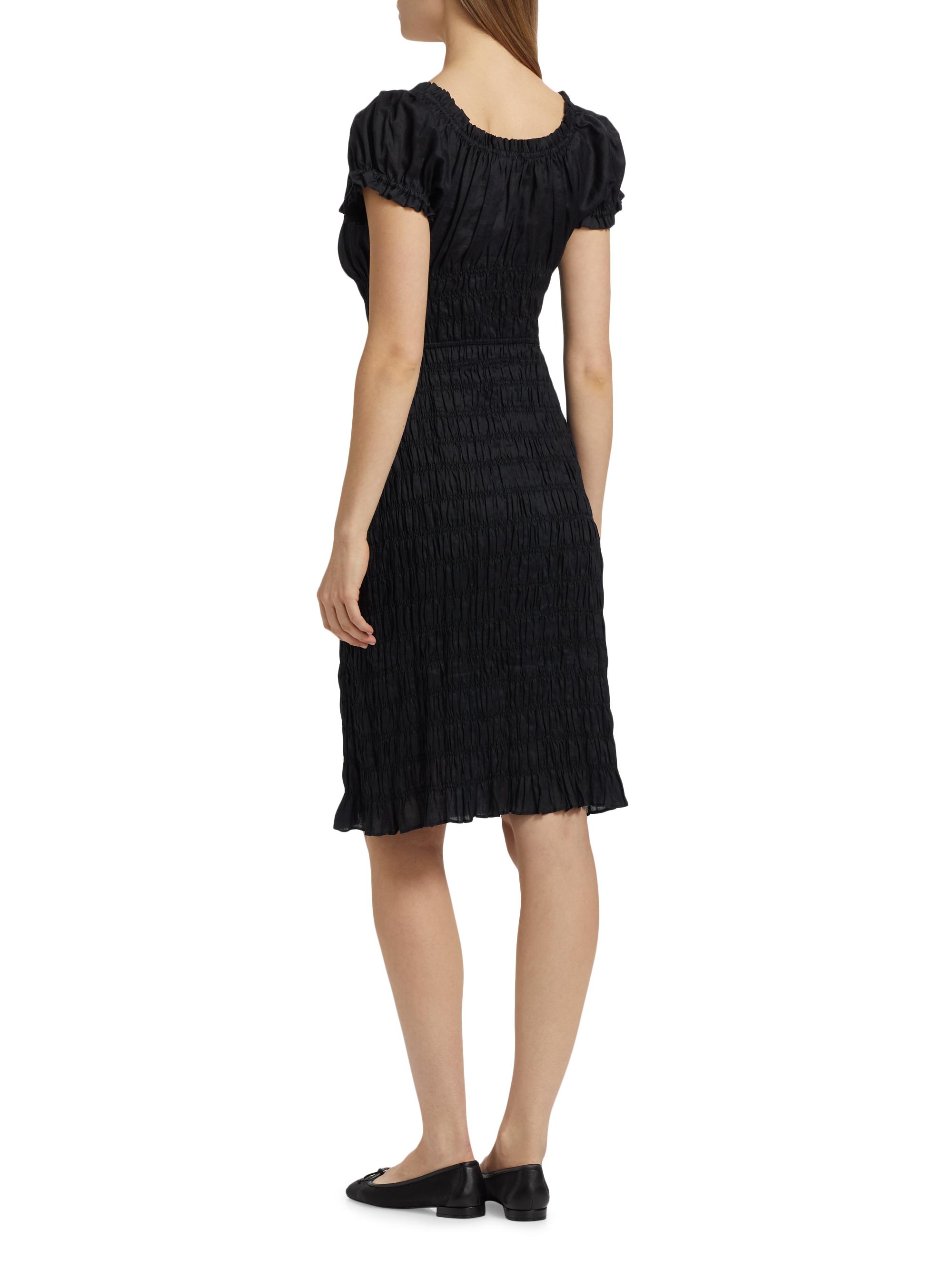 DEN Rosalynn Tie-Waist Midi-Dress | Saks Fifth Avenue