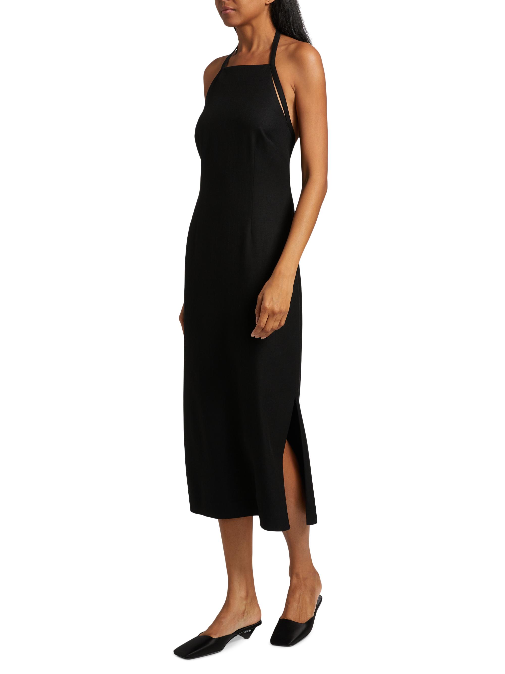 Vince Apron Halter Sleeveless Midi-Dress | Saks Fifth Avenue