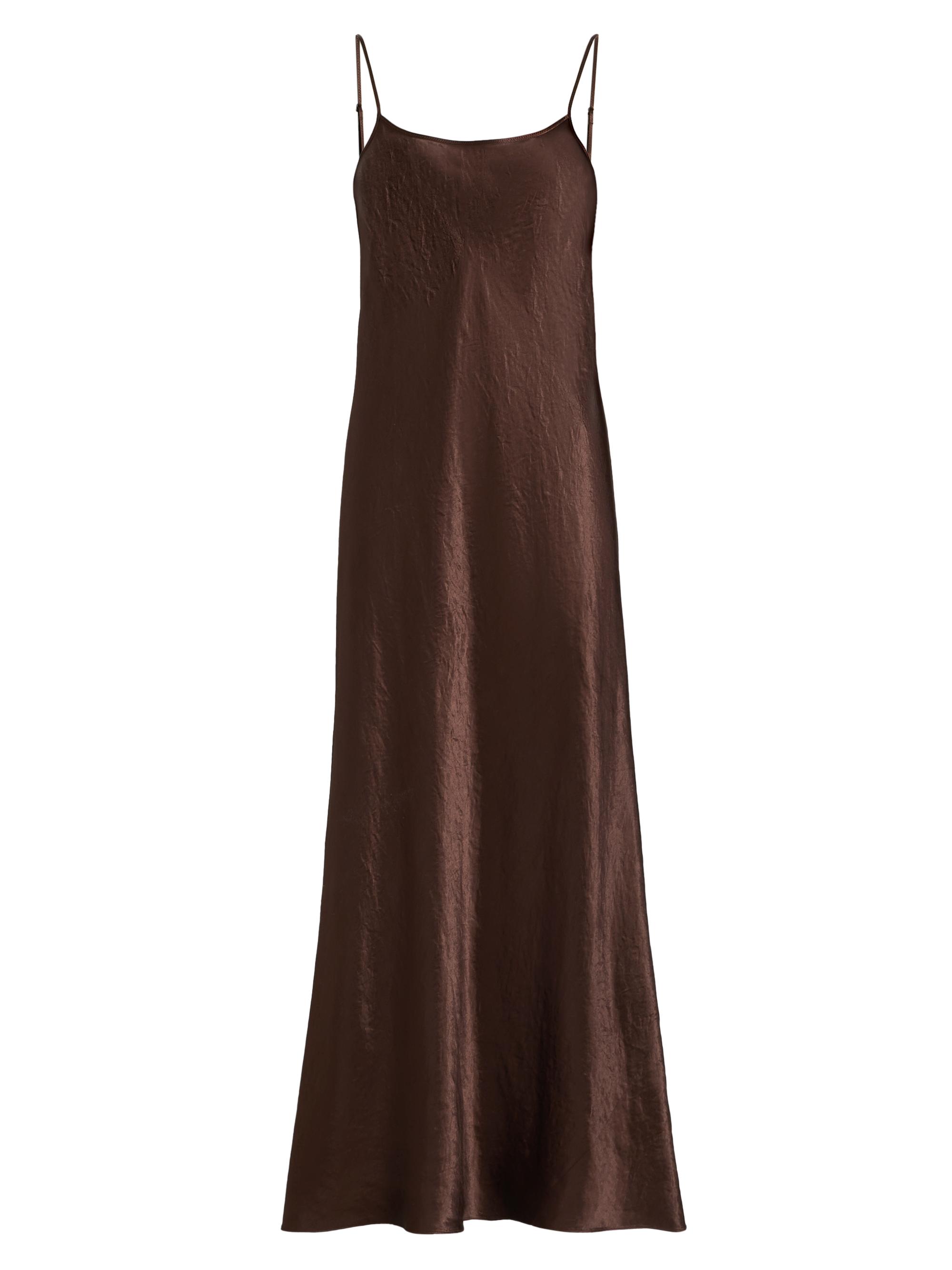 Vince Women's Bias-Cut Maxi Slipdress - Chocolate
