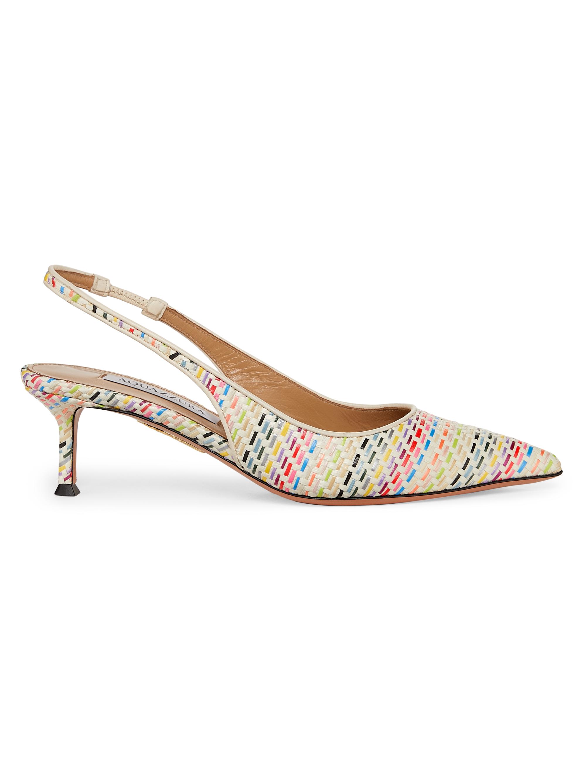 Aquazzura New Purist 50MM Slingback Pumps | Saks Fifth Avenue