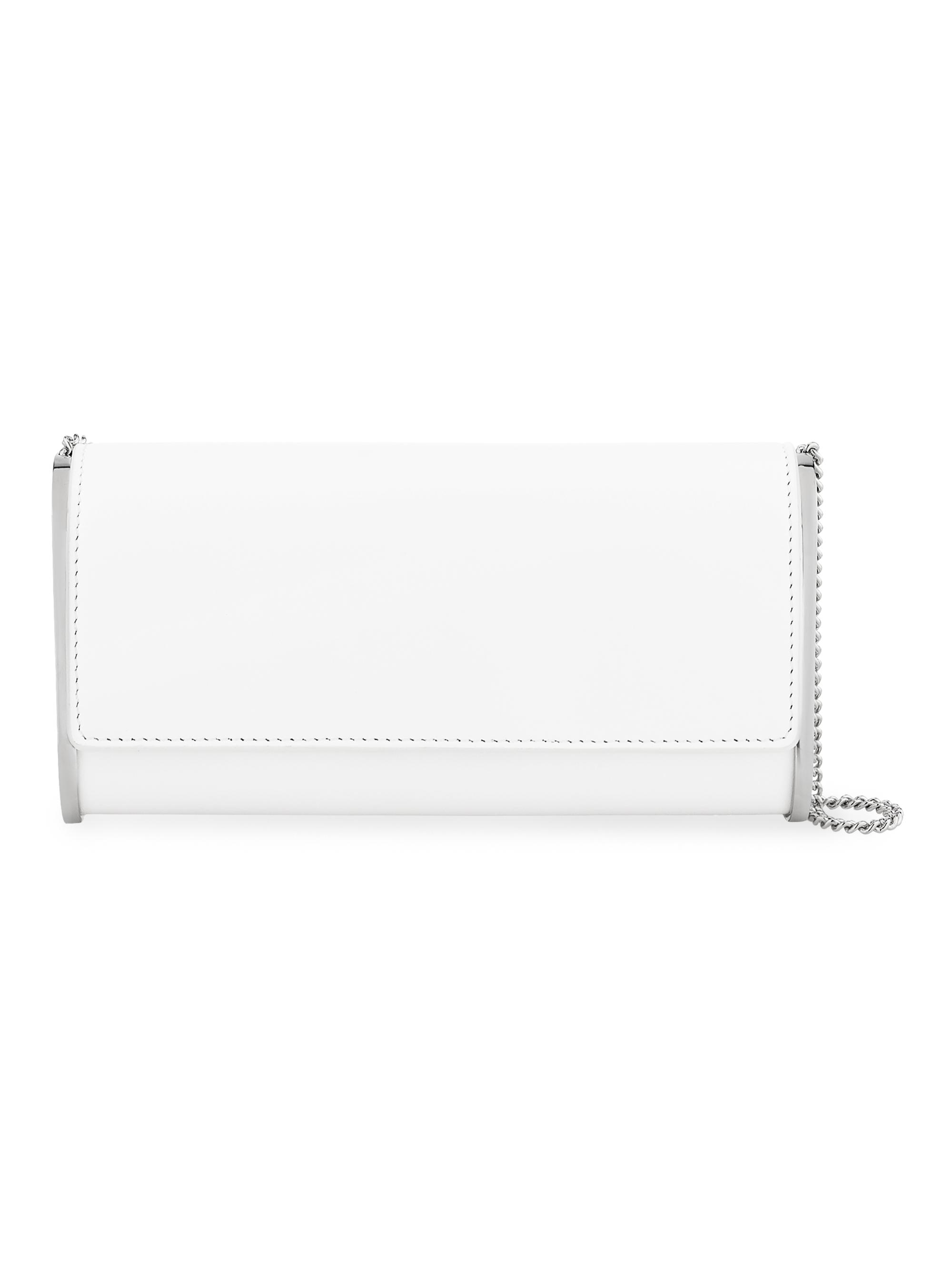 Aquazzura Women's Muse Nappa Leather Shoulder Bag - White Palladium