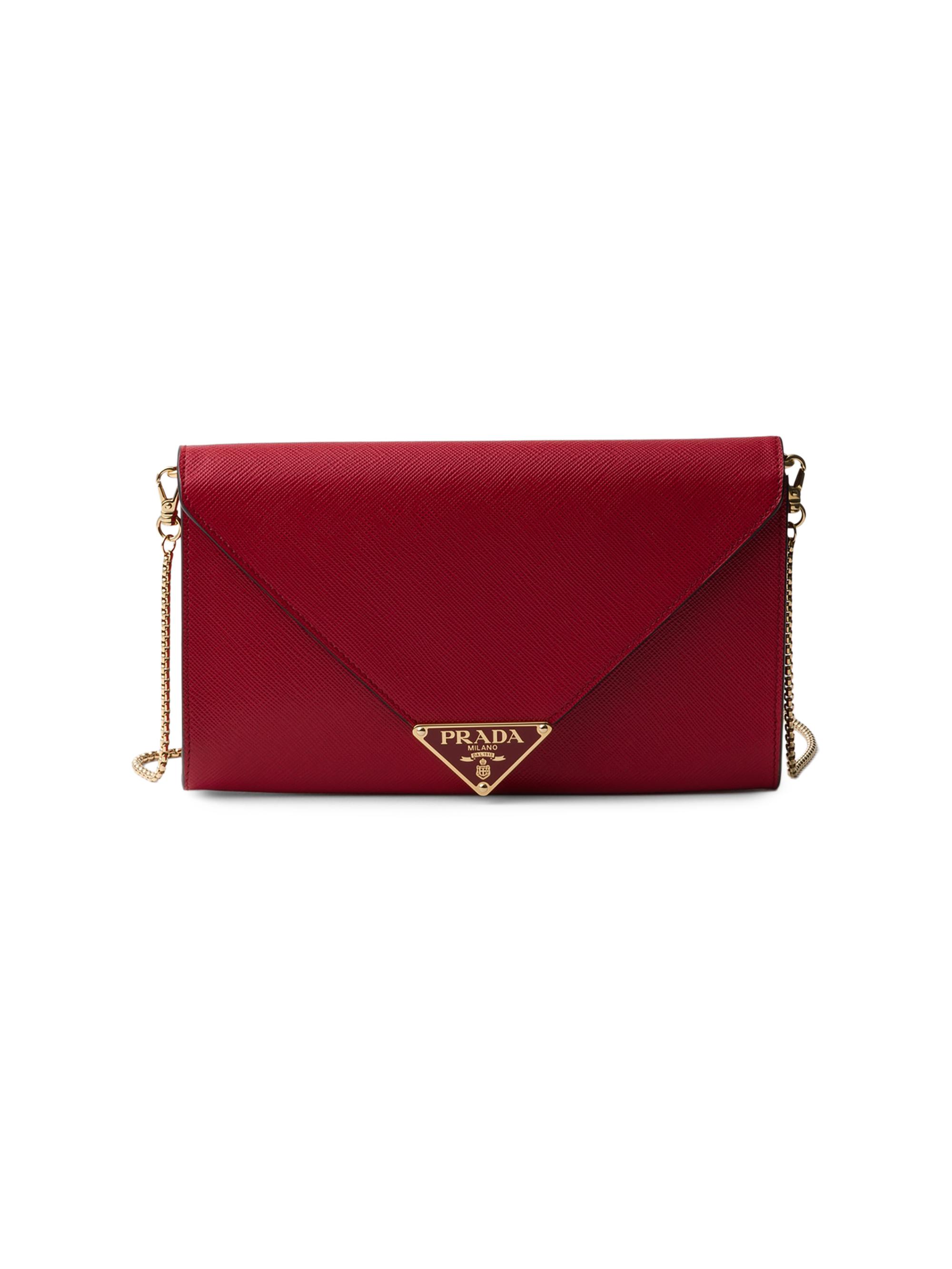 Prada Women's Saffiano Leather Mini-Bag - Red