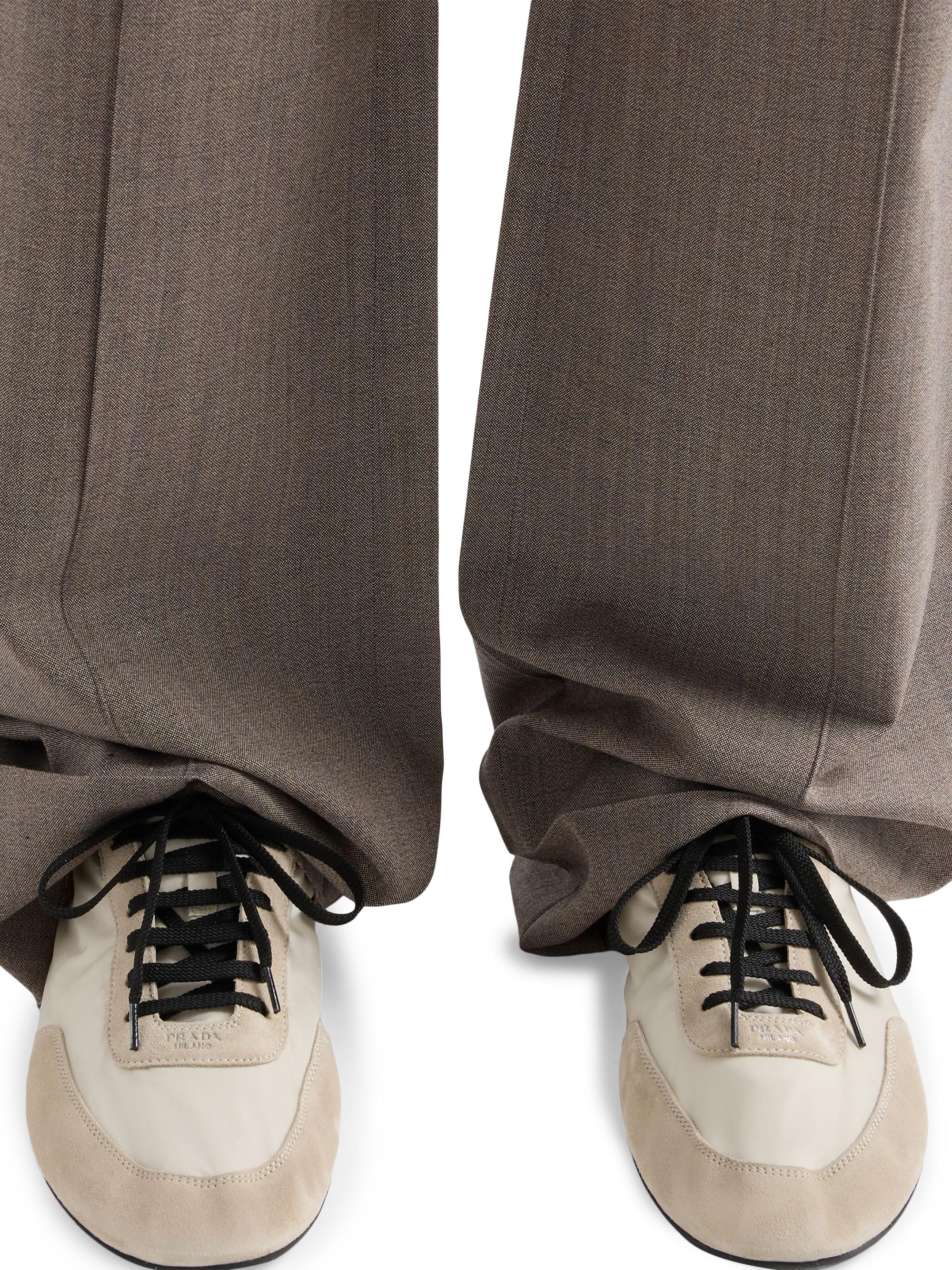 Prada Men's Re-Nylon and Suede Elasticized Sneakers | Saks Fifth