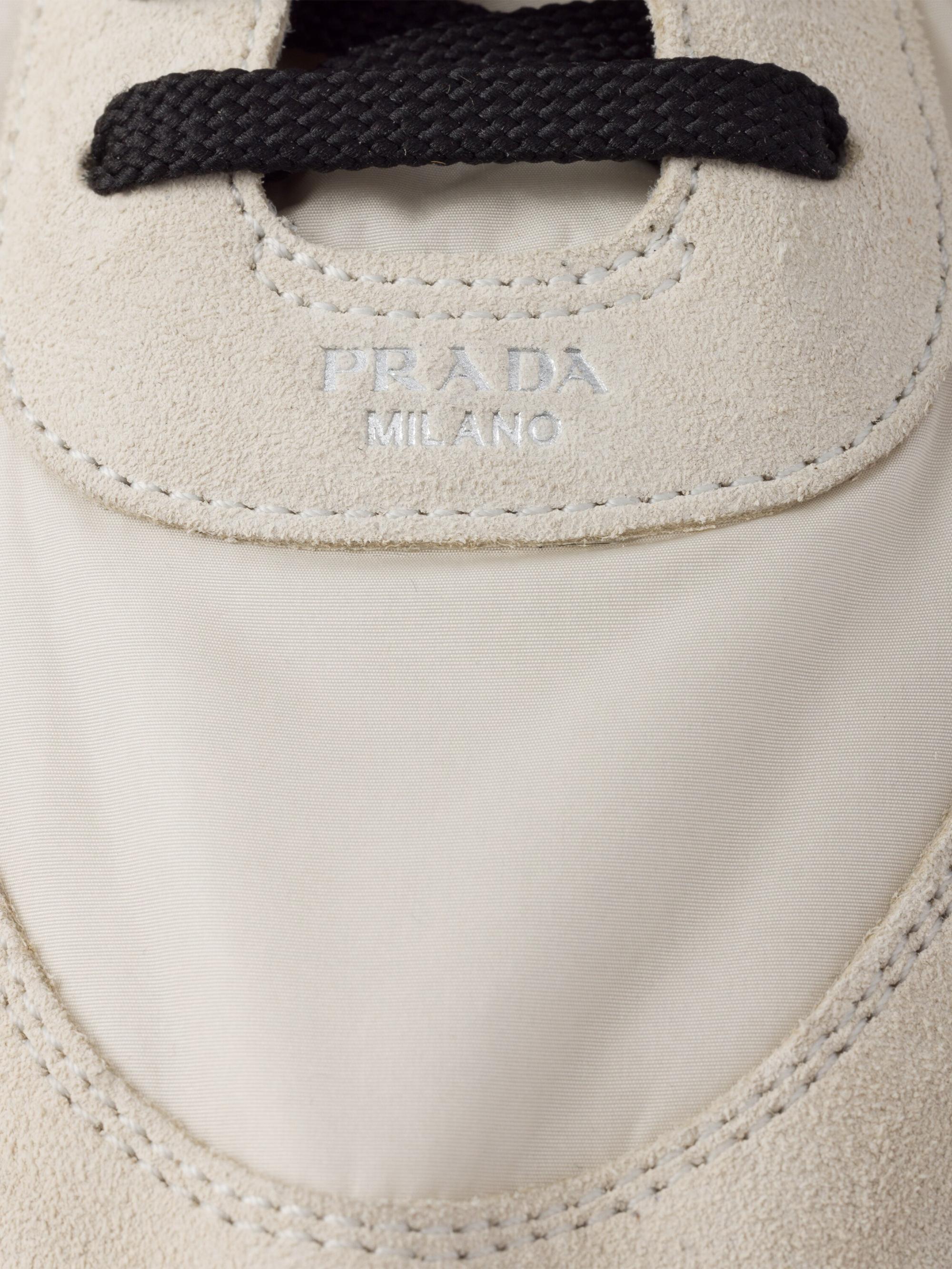 Prada Men's Re-Nylon and Suede Elasticized Sneakers | Saks Fifth