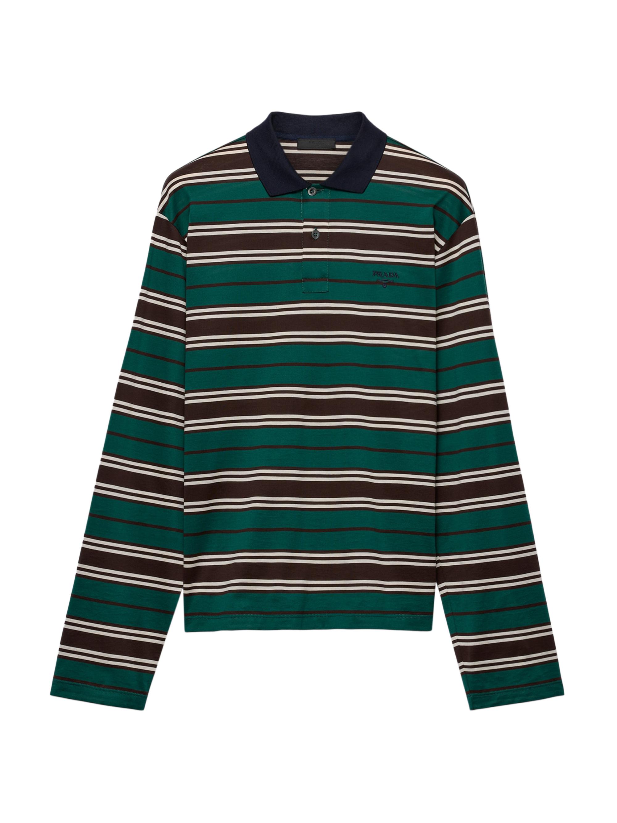 Prada Men's Cotton Polo Shirt - Multicolored