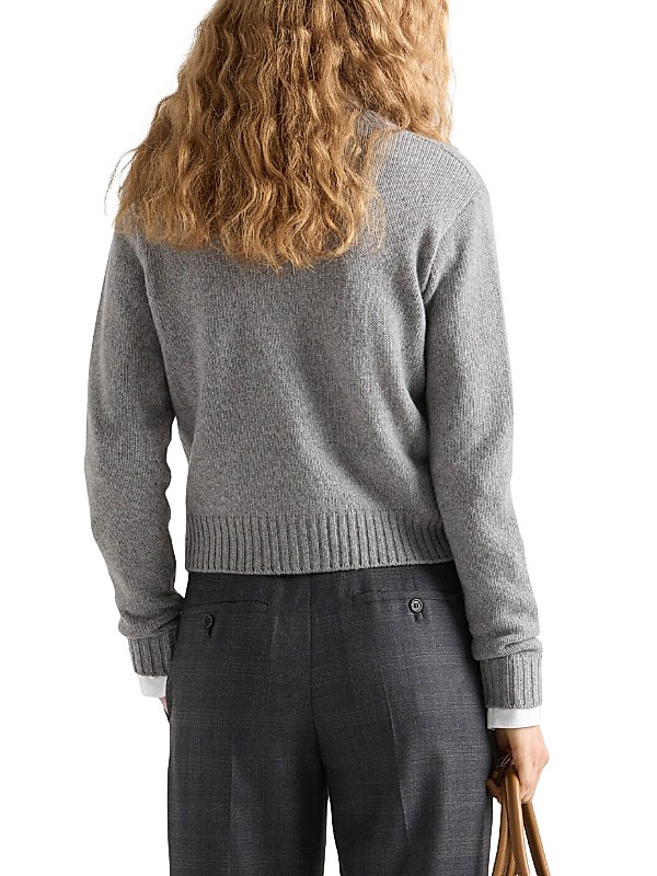 Shop Prada Re-Cashmere Cardigan | Saks Fifth Avenue Shop Prada Re-Cashmere Cardigan | Saks Fifth Avenue