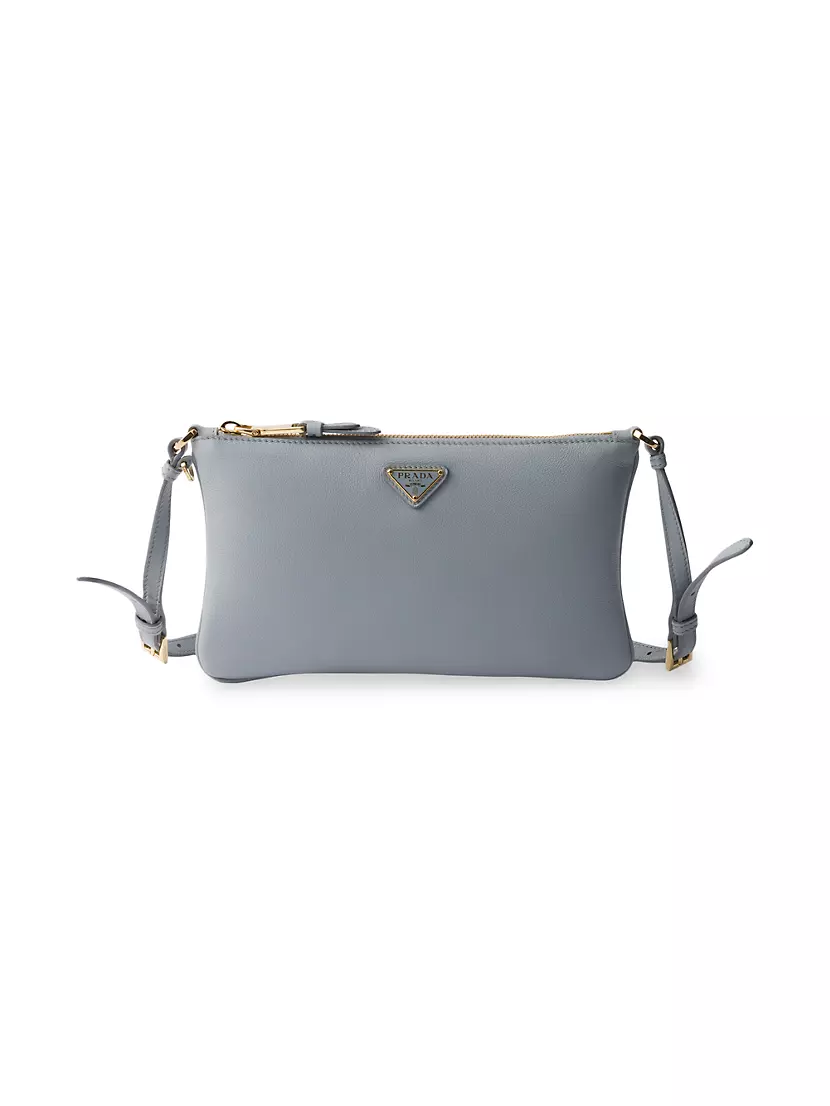 Shop Prada Leather Pouch | Saks Fifth Avenue Shop Prada Leather Pouch | Saks Fifth Avenue