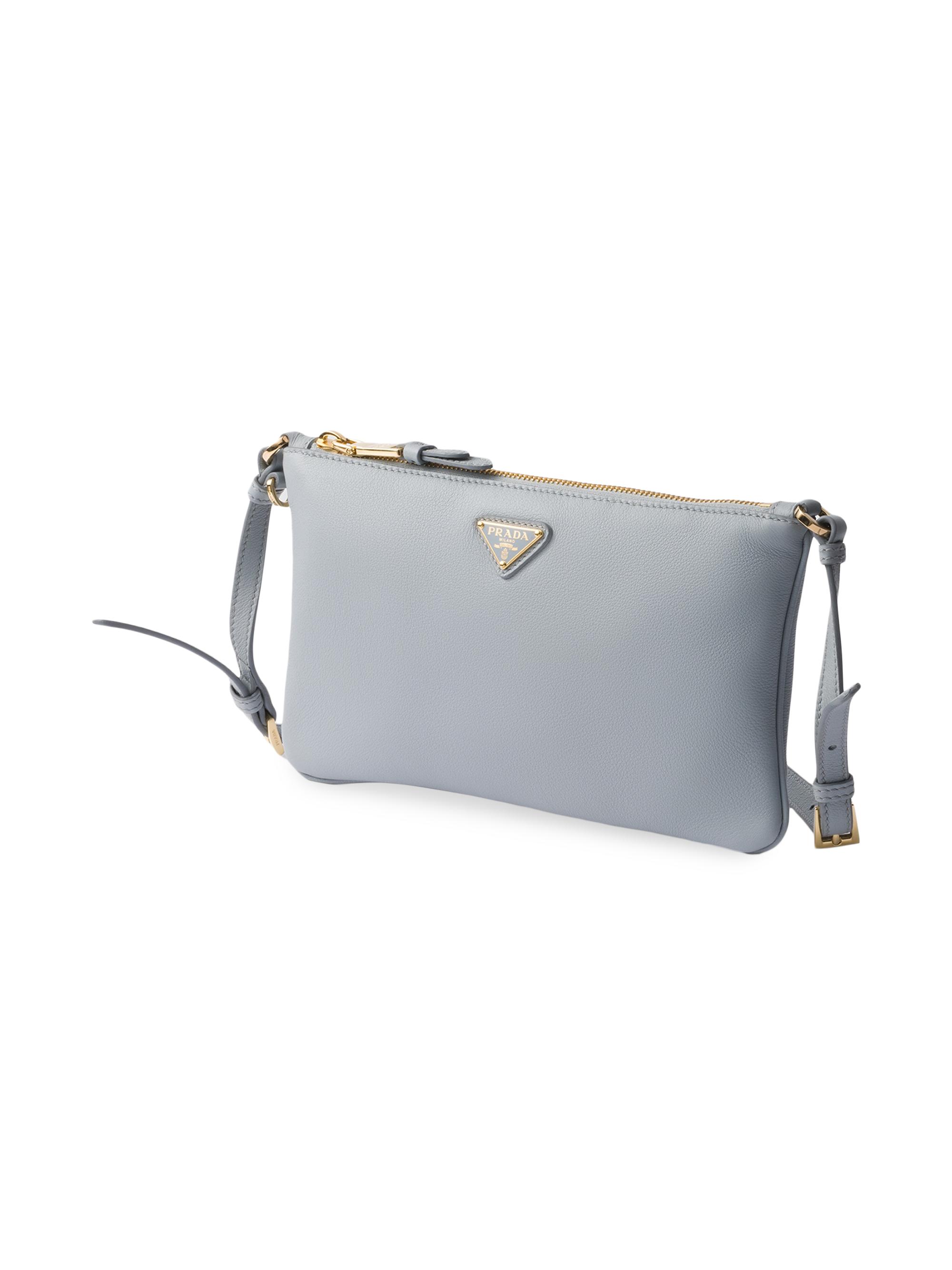 Prada Leather Pouch | Saks Fifth Avenue