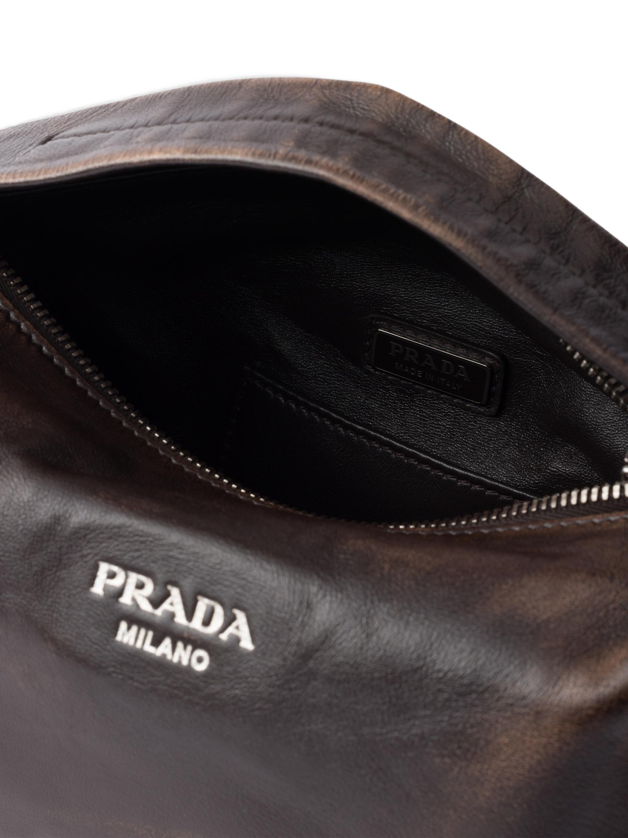 Prada Nappa Leather Shoulder Bag | Saks Fifth Avenue
