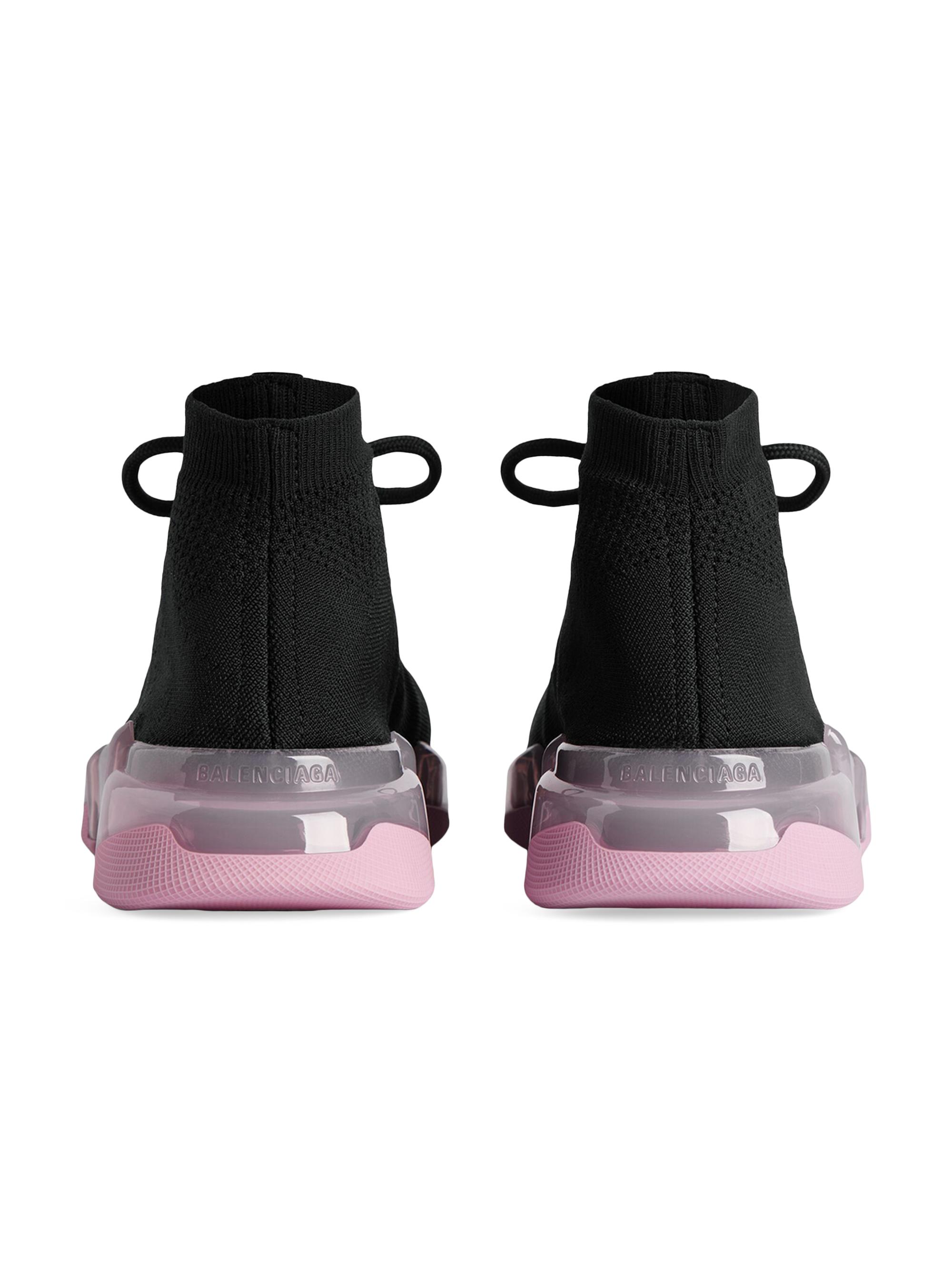Balenciaga Speed 2.0 Lace Up Full Clear Sole Recycled Knit
