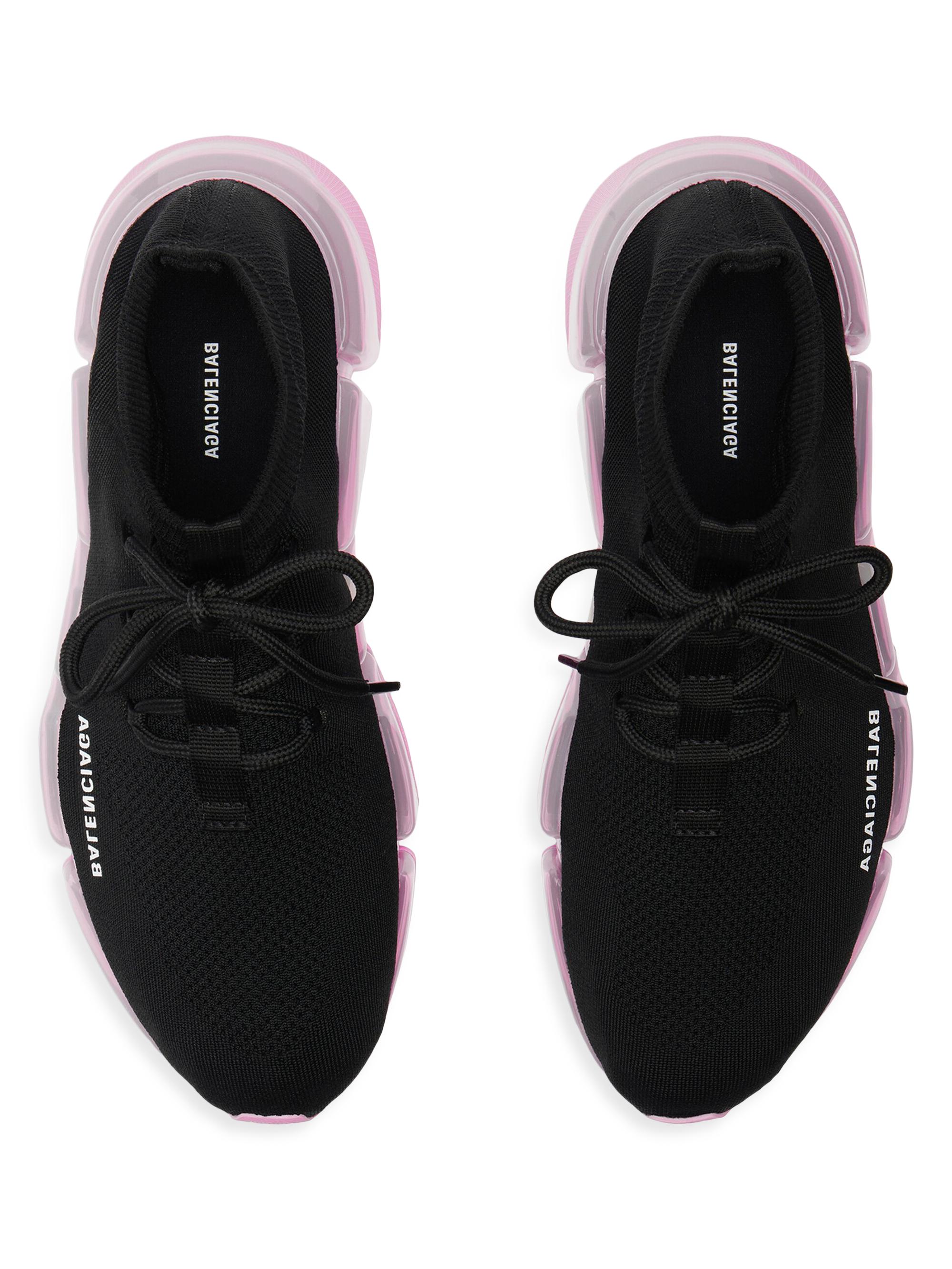 Balenciaga Speed 2.0 Lace Up Full Clear Sole Recycled Knit