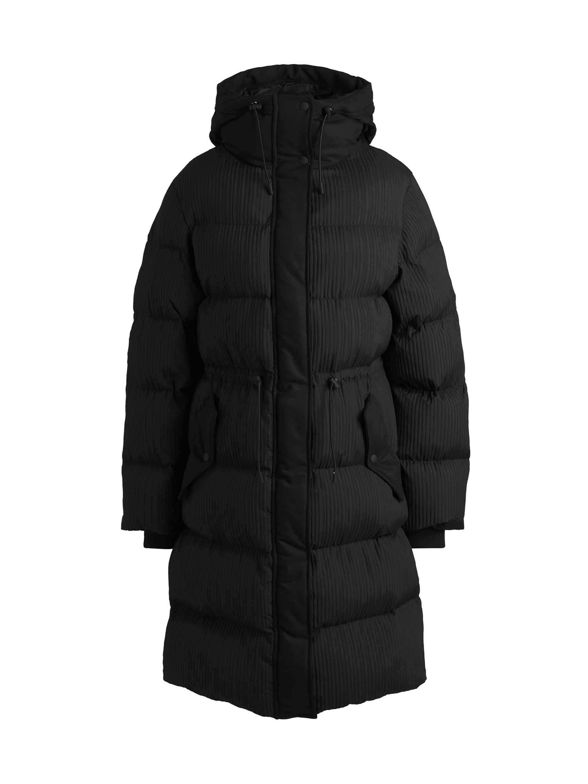 BOSS Women's Water-Repellent Parka Jacket - Black