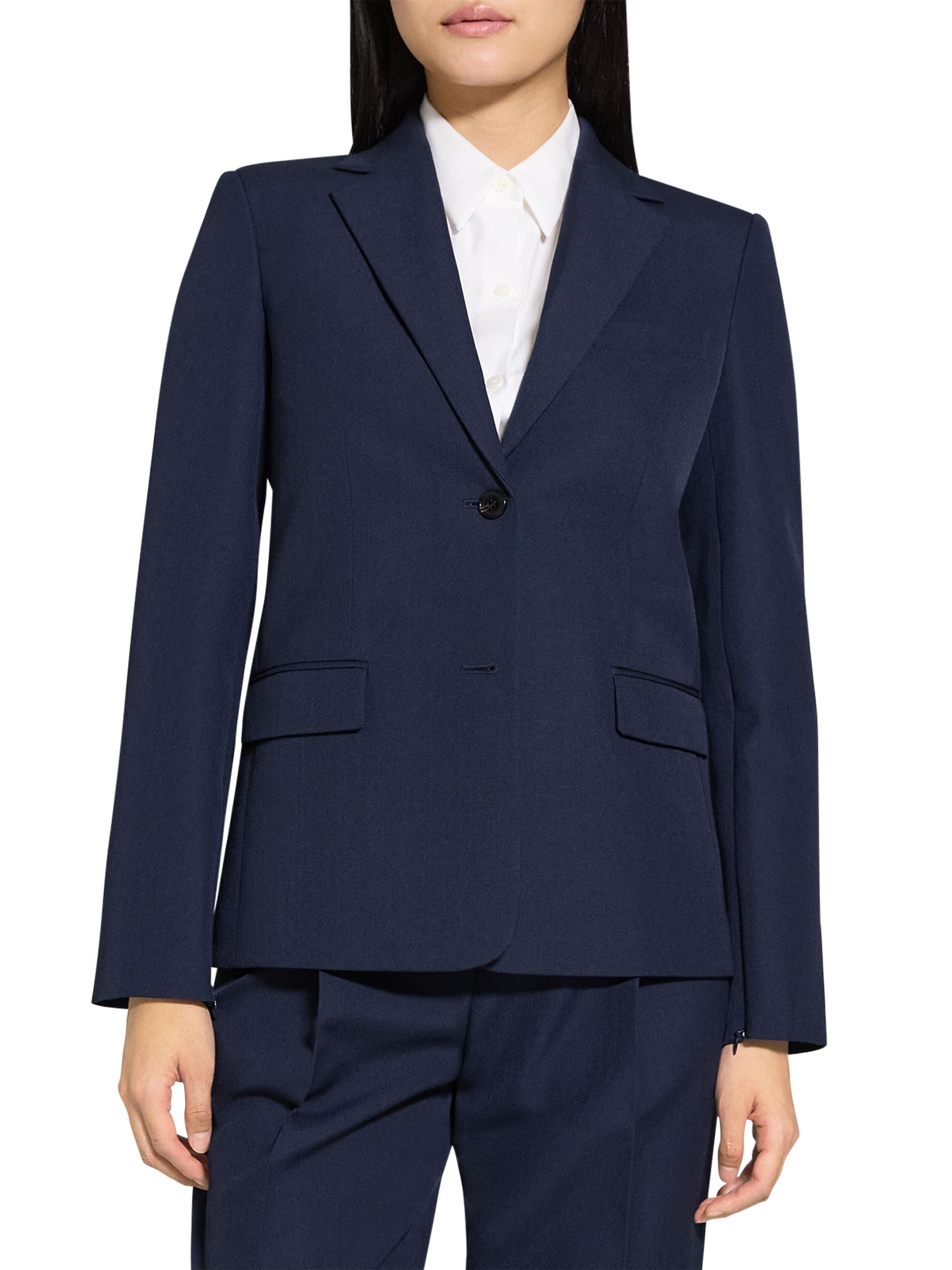 Theory Zip Sleeve Jacket | Saks Fifth Avenue