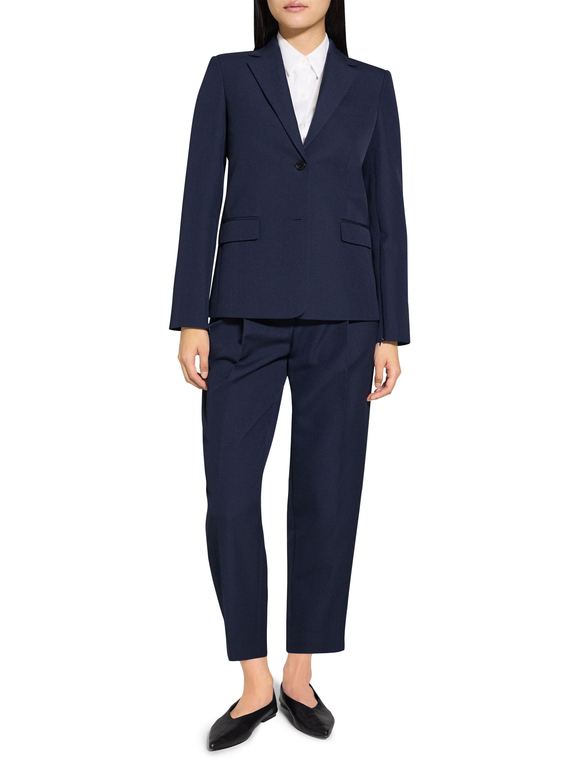 【Theory】2020年 FITTED BLAZER ブレザー 0 セオリー THEORY Oxford blazer | THE OUTNET