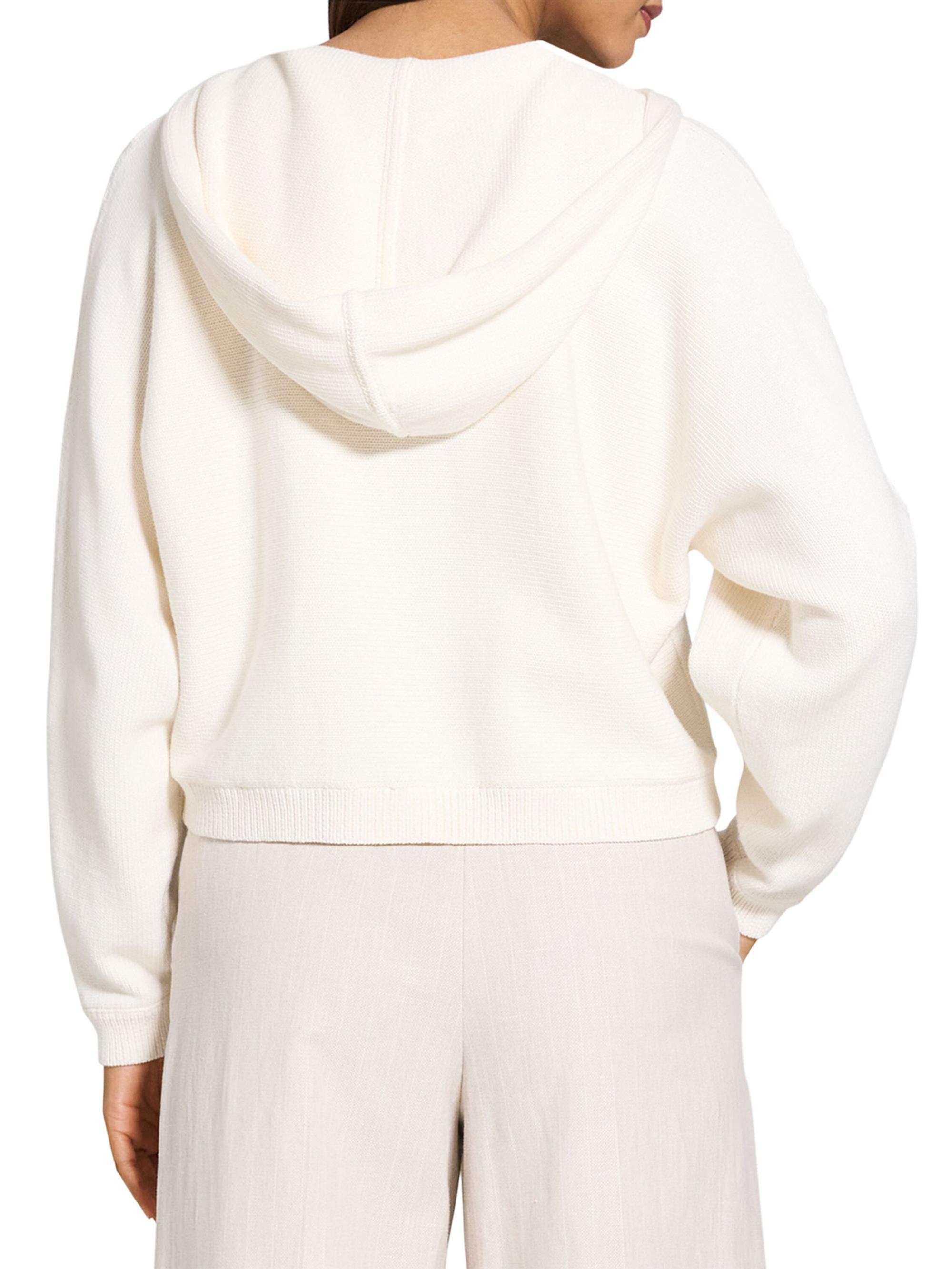 Theory Full-Zip Knit Hoodie | Saks Fifth Avenue