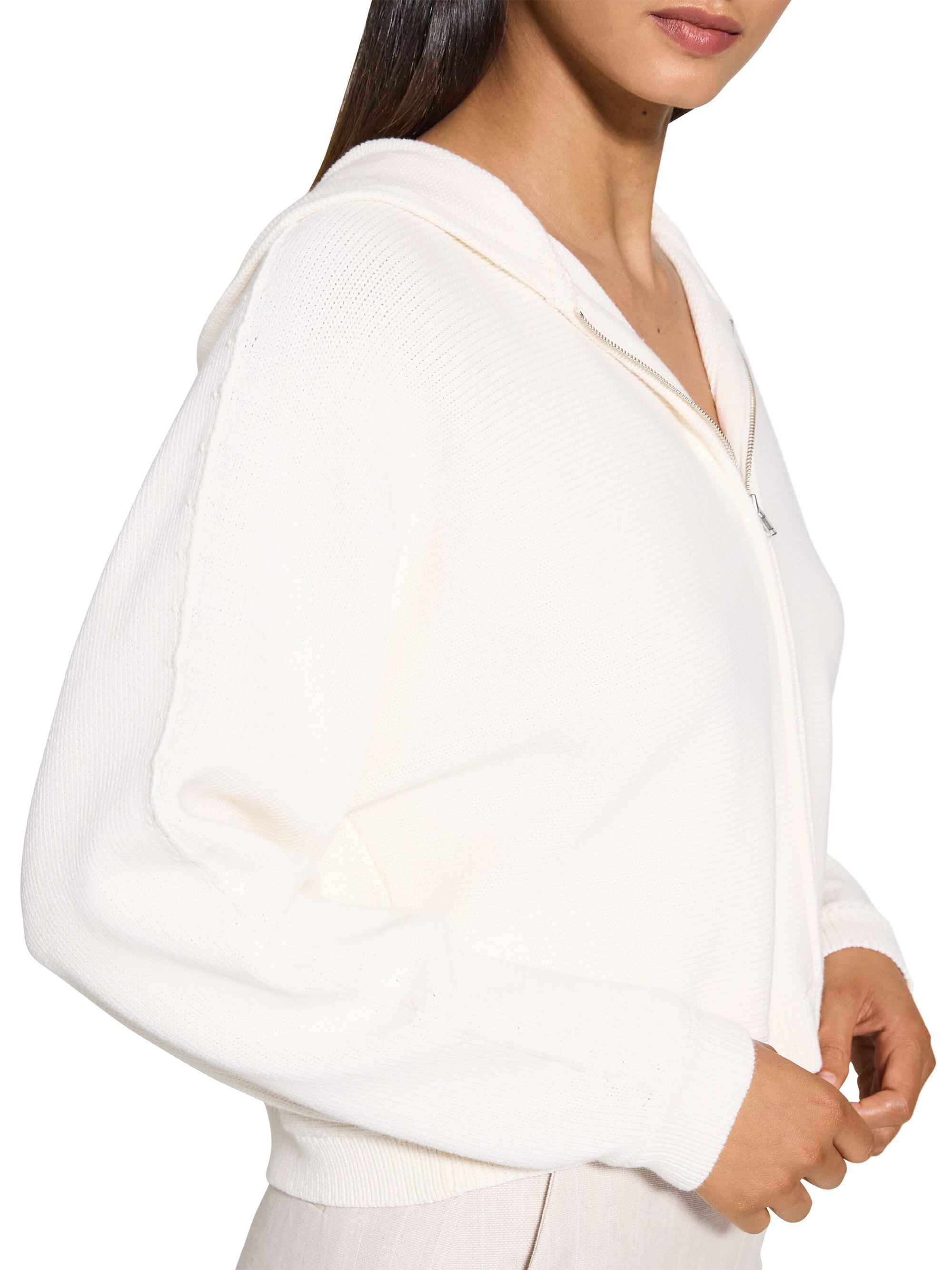 Theory Full-Zip Knit Hoodie | Saks Fifth Avenue