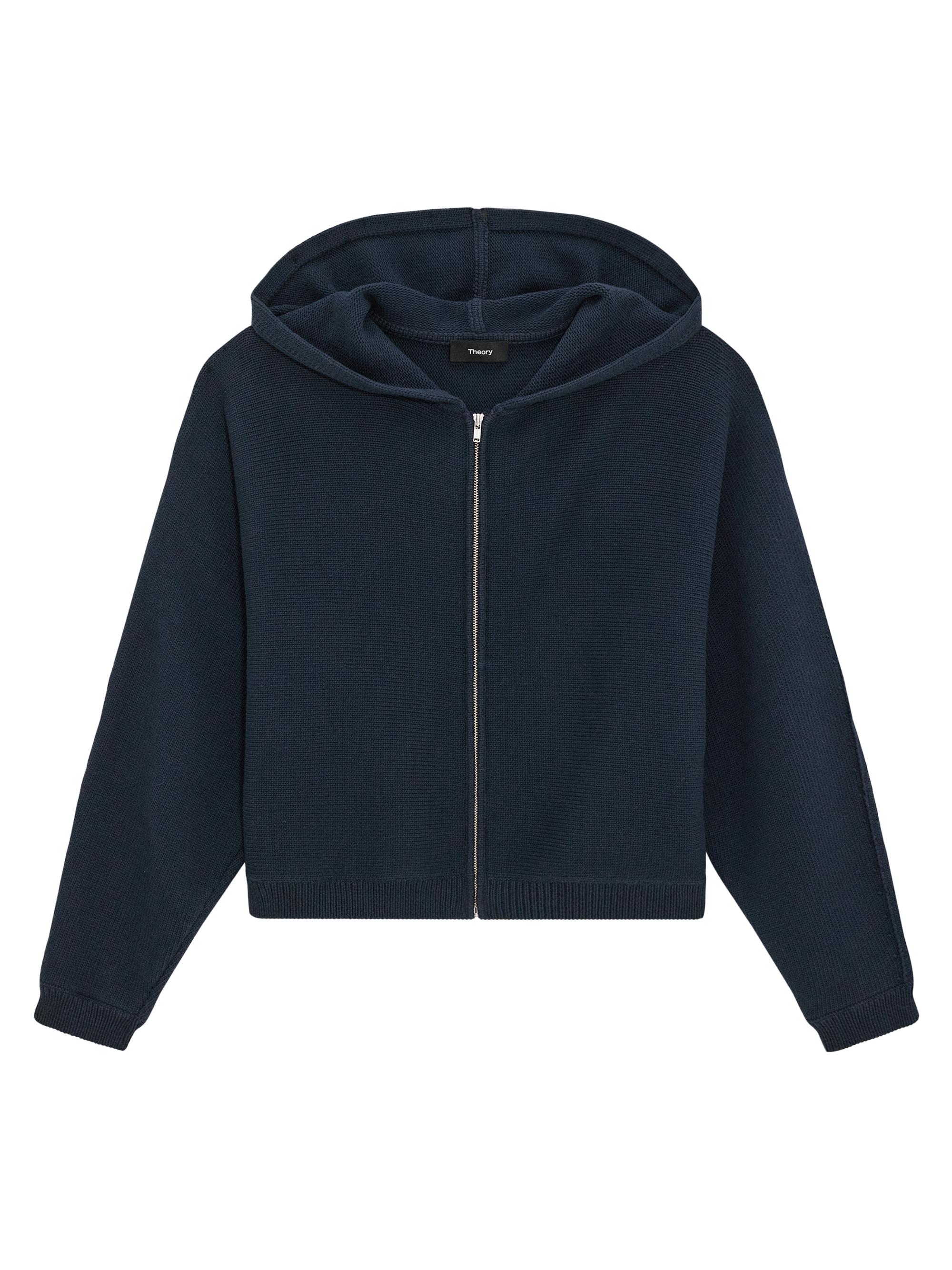 Theory Full-Zip Knit Hoodie | Saks Fifth Avenue