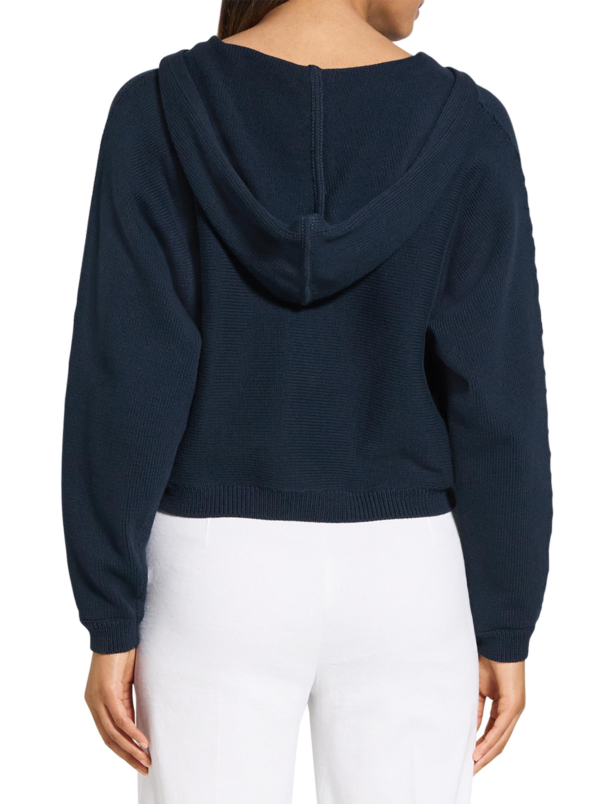 25AW✨Theory パーカー HOODIE LANA CAS カシミヤ混 Theory Full-Zip Knit Hoodie | Saks Fifth Avenue