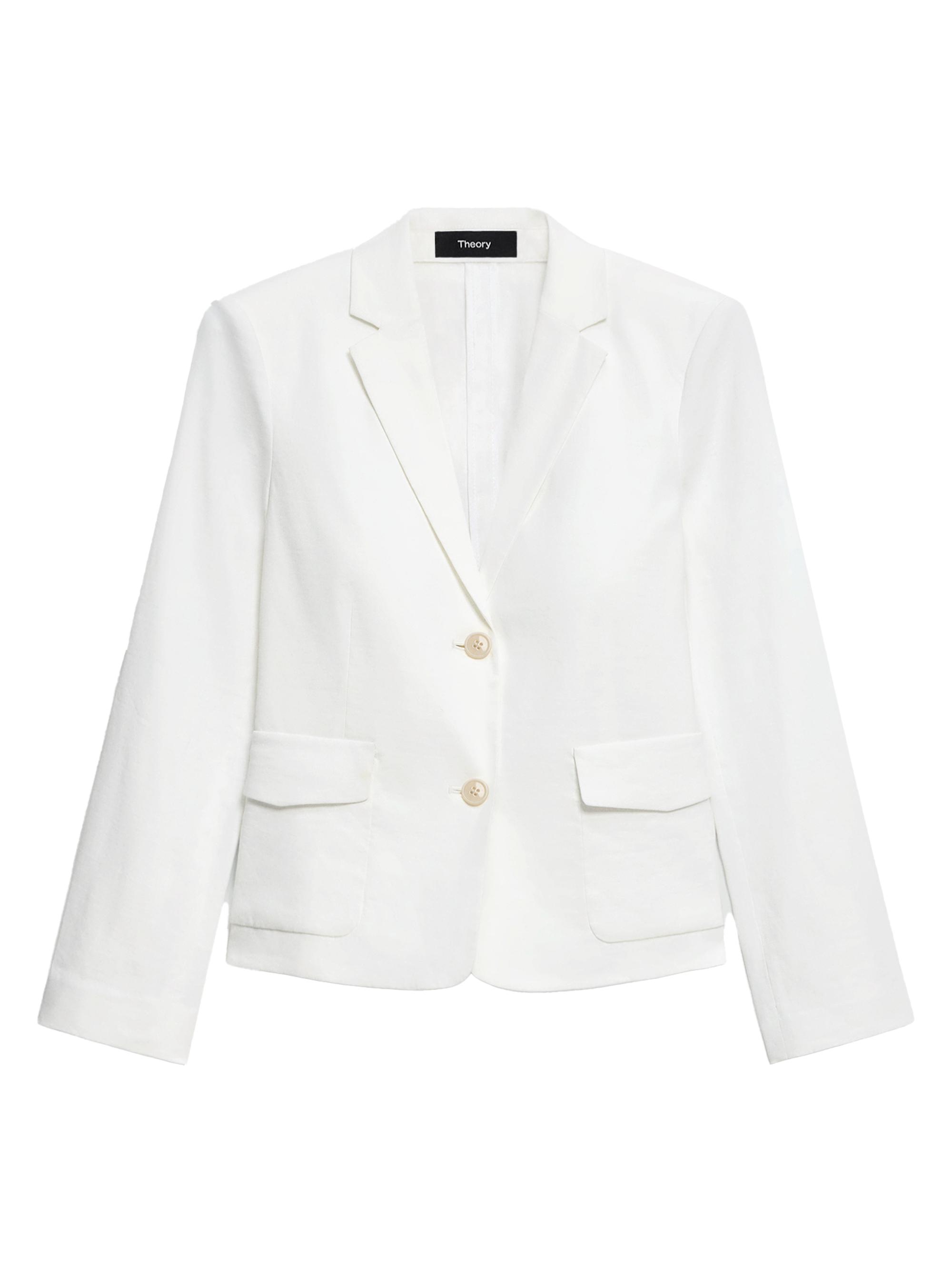 Theory Shrunken Fit Single-Breasted Jacket | Saks Fifth Avenue