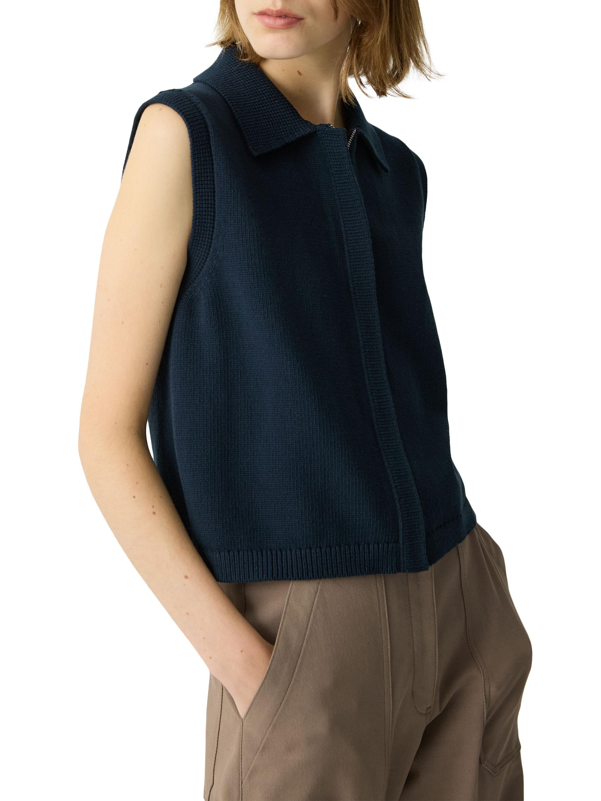 Theory Knit Full-Zip Vest | Saks Fifth Avenue